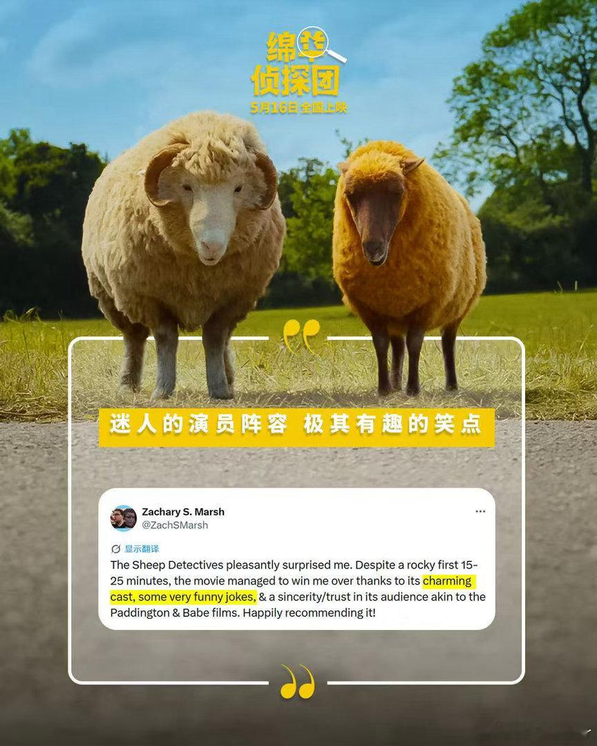 绵羊侦探团中国首映礼首映礼现场氛围温馨治愈又热闹满满，萌趣可爱的画风瞬间拉满，一