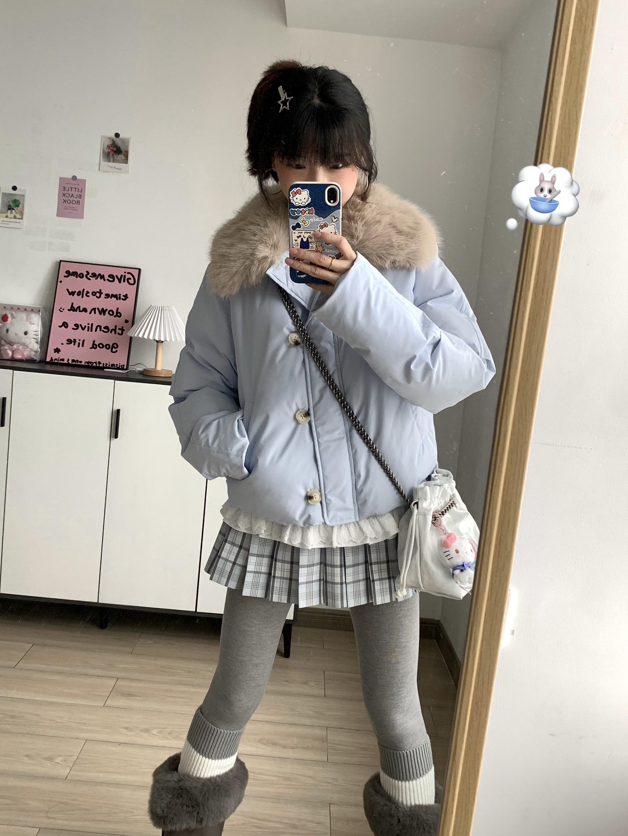 暖呼呼袄子穿搭✖️3