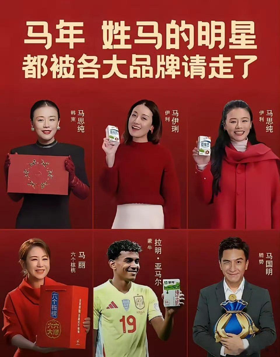 马年姓马的明星都被抢光了 下一个应该轮到马苏了 