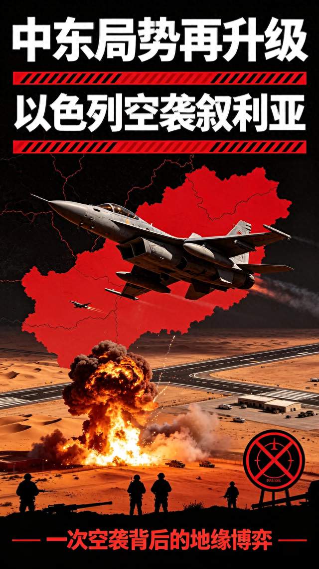 荒废机场也不放过？以色列空袭叙利亚，深层原因远比你想的复杂