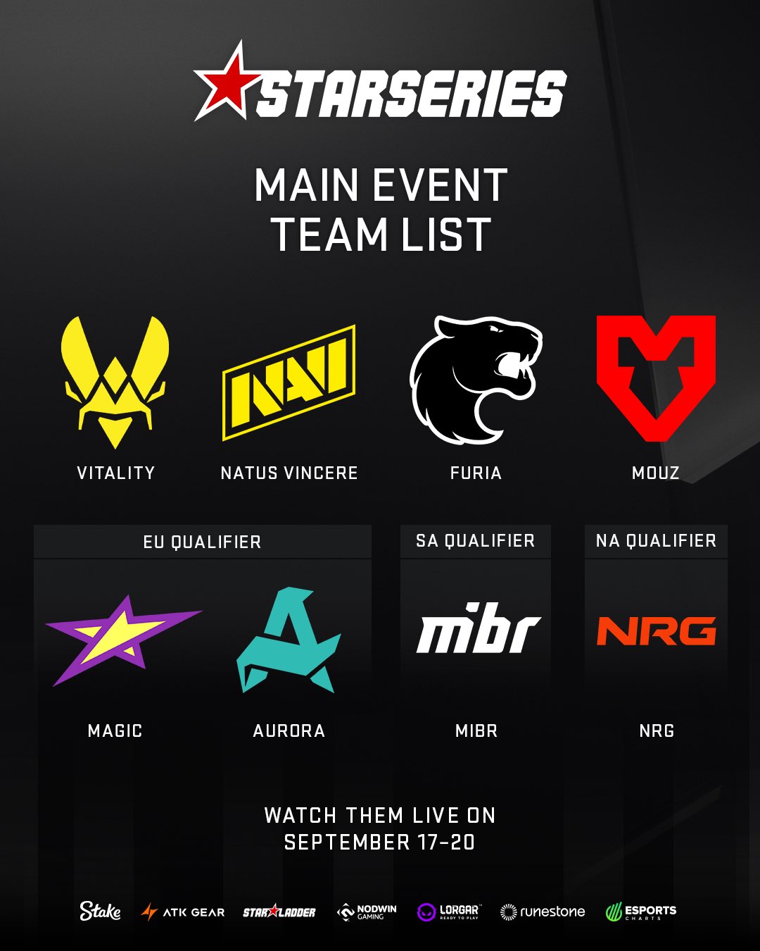 MIBR与NRG晋级SL StarSeries秋季赛