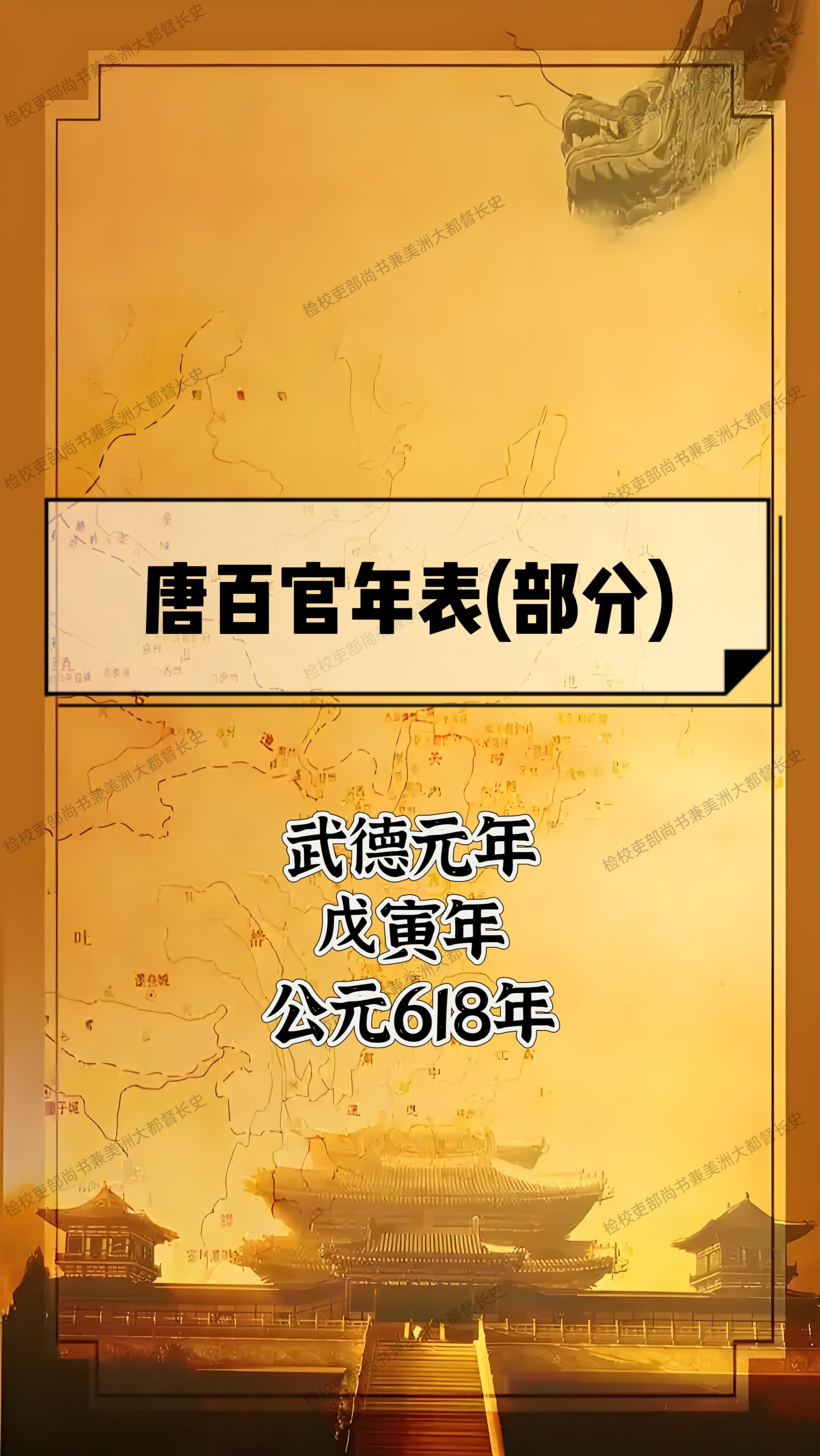 唐朝历史 唐朝 历史冷知识 唐朝异闻录