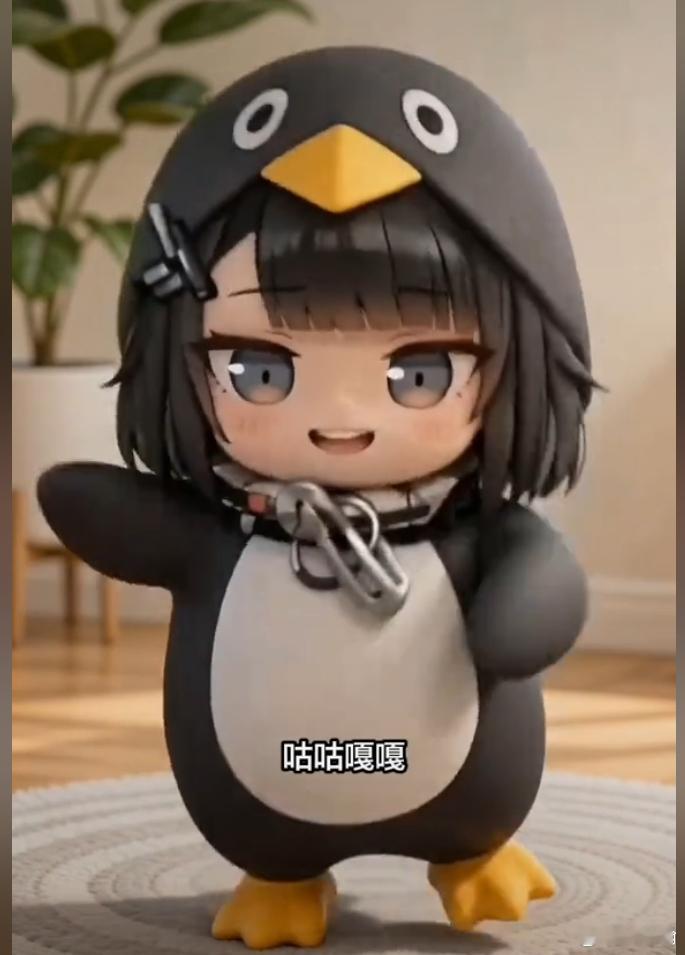 其实我还挺奇怪一个的这两天短视频上咕咕嘎嘎的创作特别热，还和之前的doro联动起