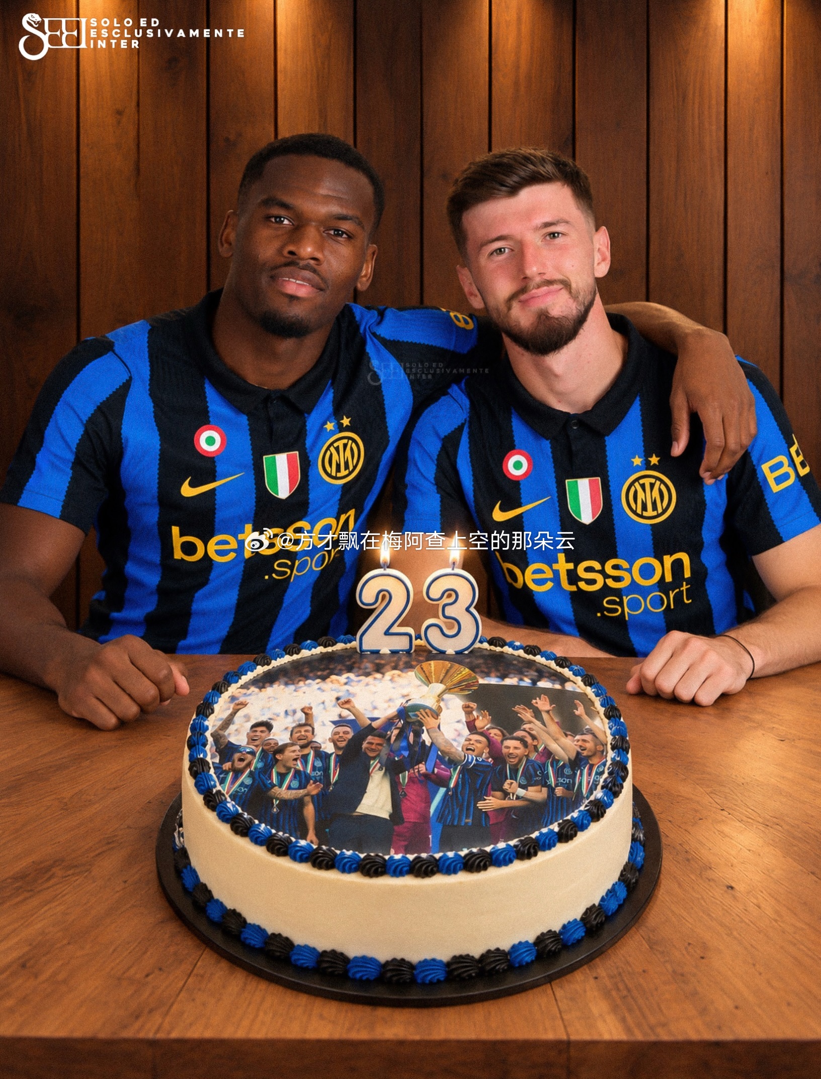 同年同月同日生的博尼和苏契奇 23岁生日快乐🎂🎂🎂🇫🇷🇭🇷国际米兰