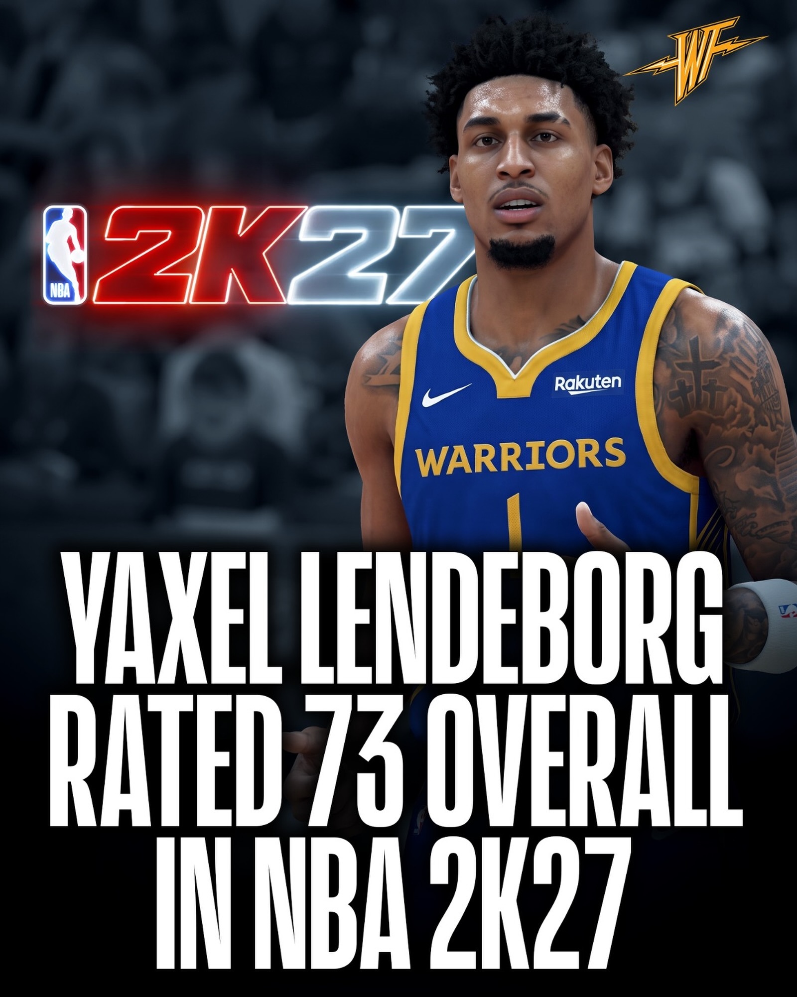 大轮子2K27评分73，直逼勇士倒一70的长颈鹿nba吐槽大会金州勇士金州勇士