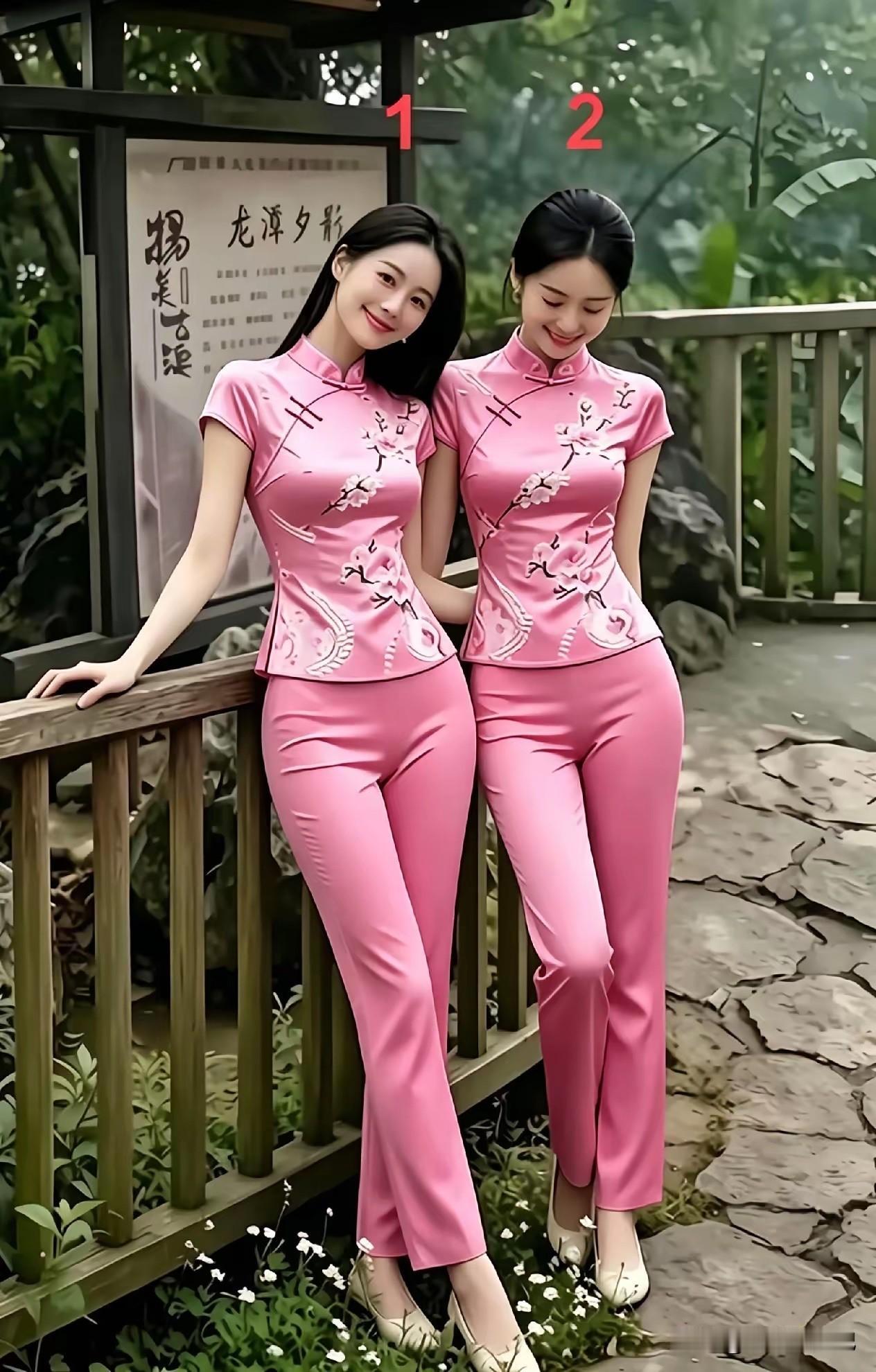 像不像亲姐妹？