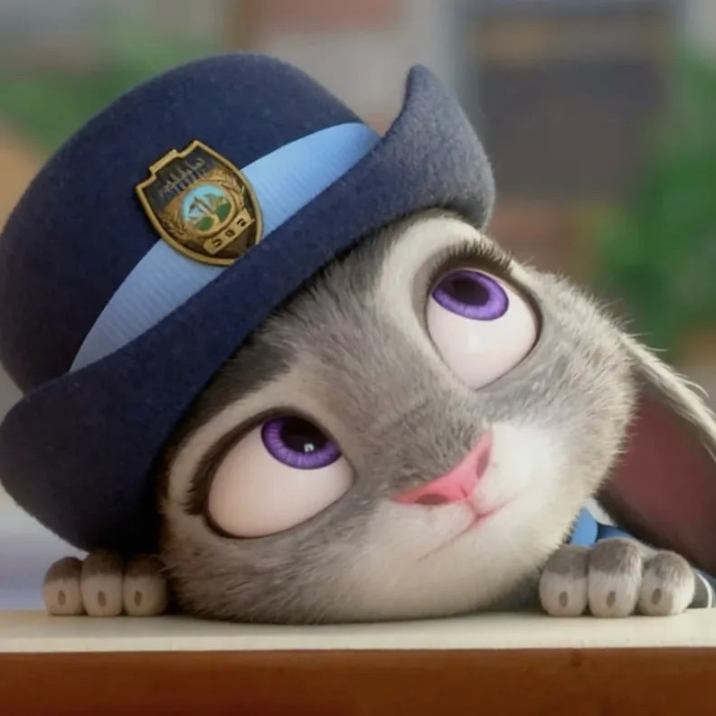 疯狂动物城 里最喜欢的～当然是聪明勇敢的朱迪警官了