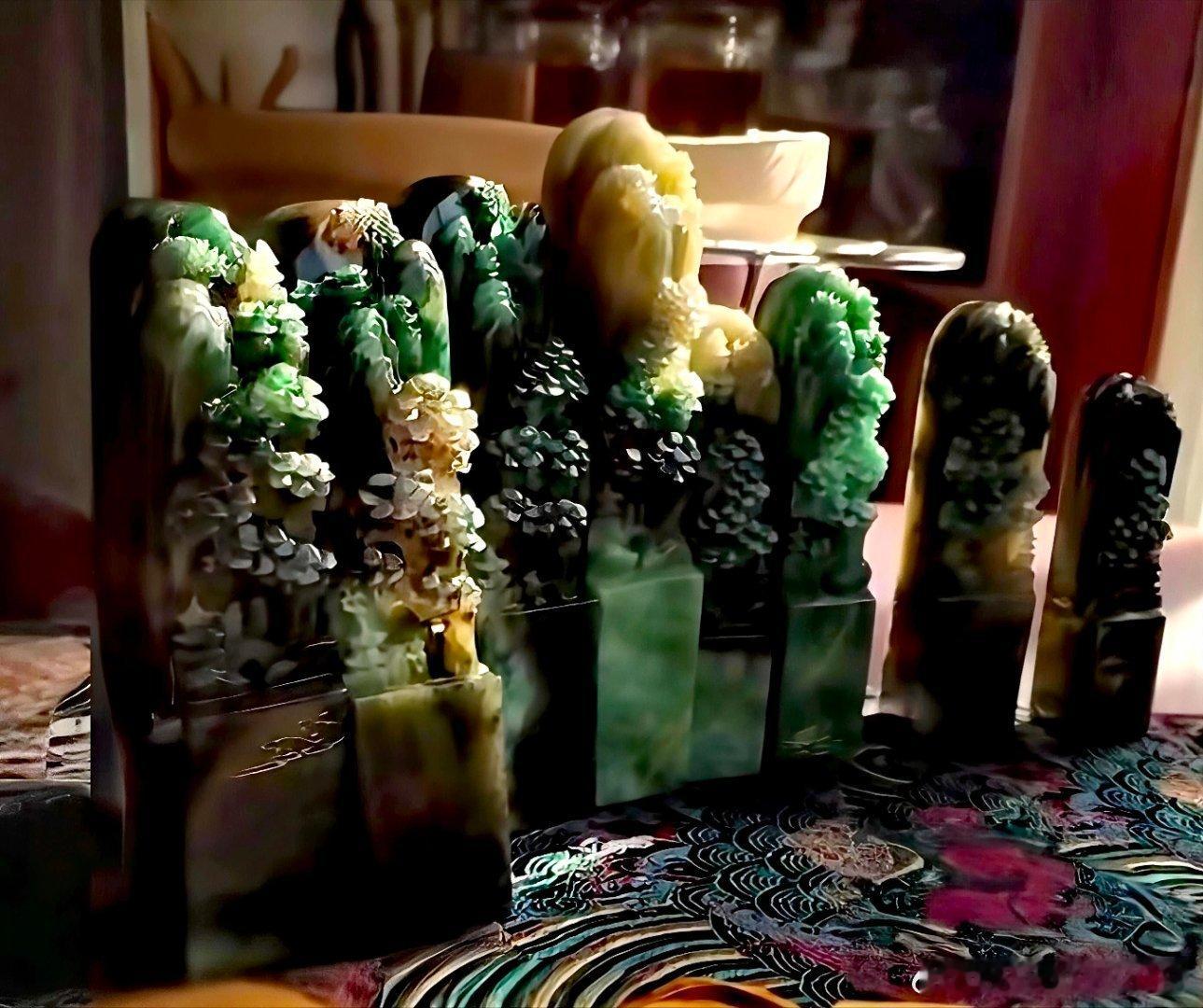 【家乡独玉】独山玉研究会副会长、好友李平精美私珍，与师友们分享，一手货源，雕刻师