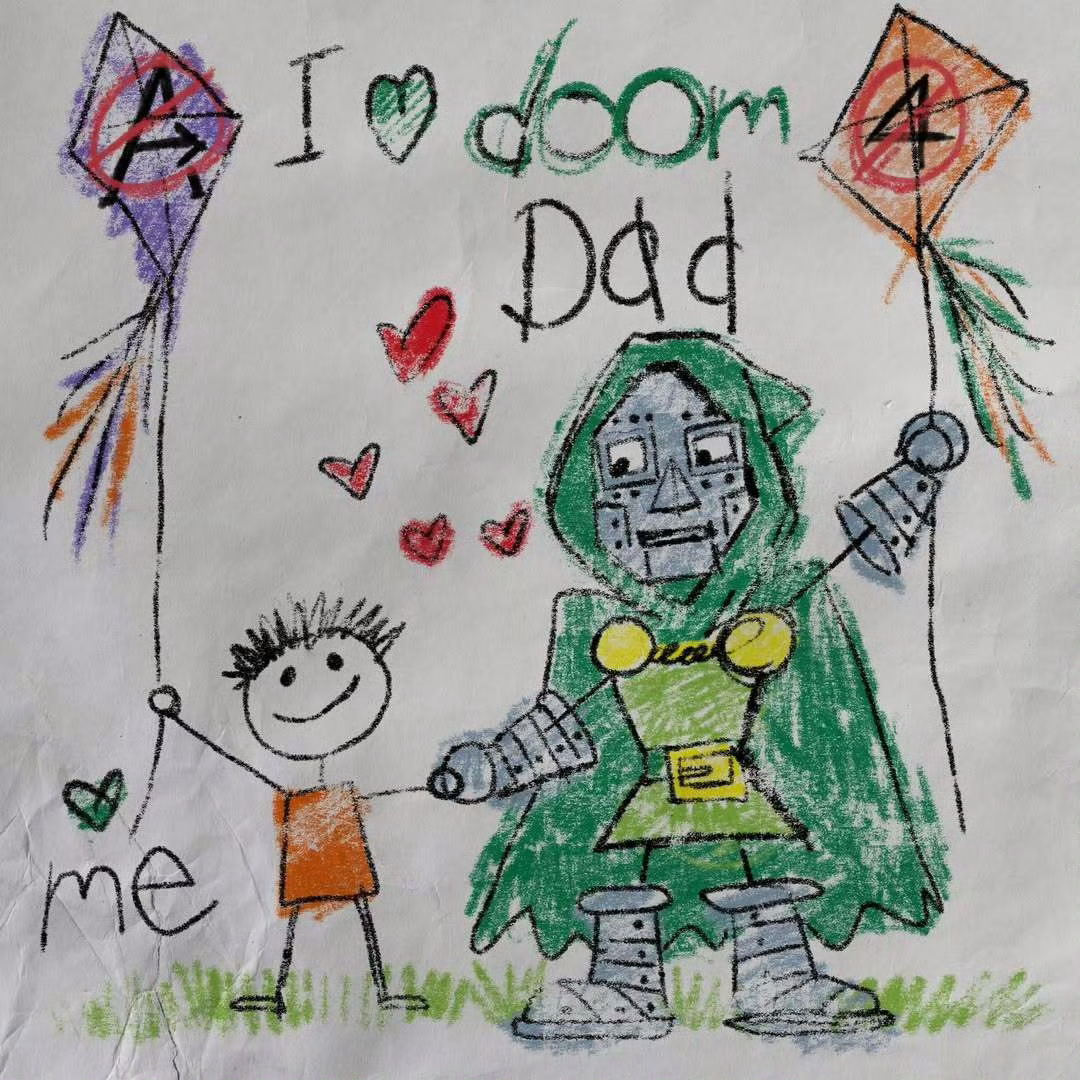 唐尼的父亲节分享：I ❤️ doom dad🚫复联🚫神奇四侠 