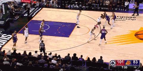 快船防守断球！！ 