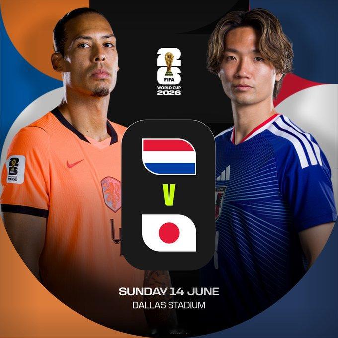 荷兰vs日本 日本将迎来死亡之组的首轮！ 荷兰FIFA第8，日本第18，身价差3
