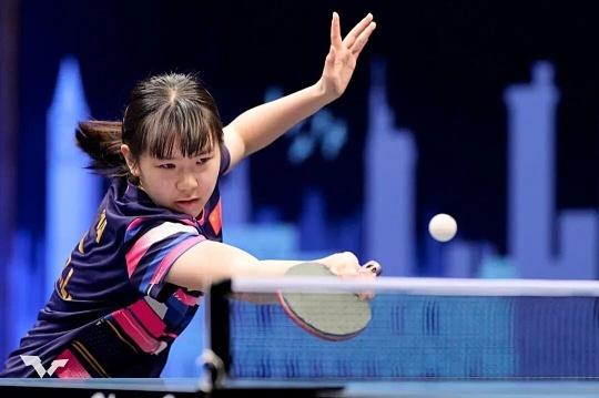 击败松岛美空夺得女单冠军!
7月3日，在曼谷举行的2026亚洲青少年乒乓球锦标赛