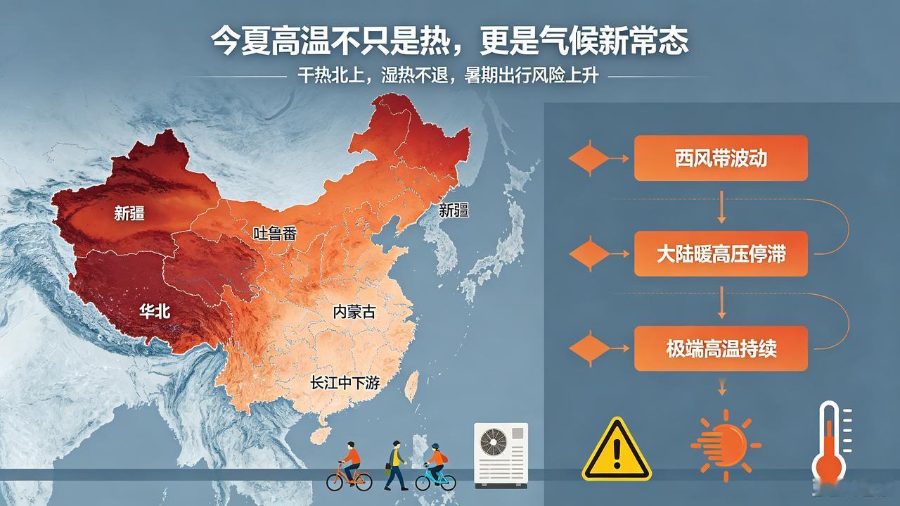 极端高温席卷南北，气候变局下需兼顾民生与长远治理
 
今夏北半球同步深陷热浪，欧