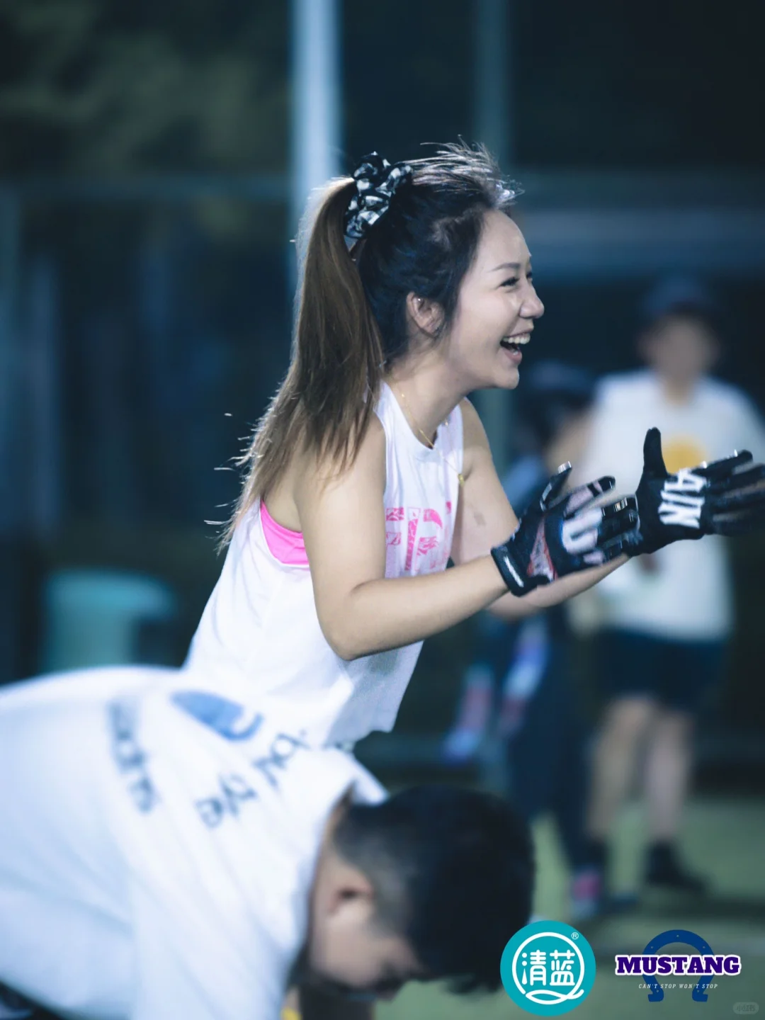 是谁每次打腰旗橄榄球🏈笑得这么开心我不说