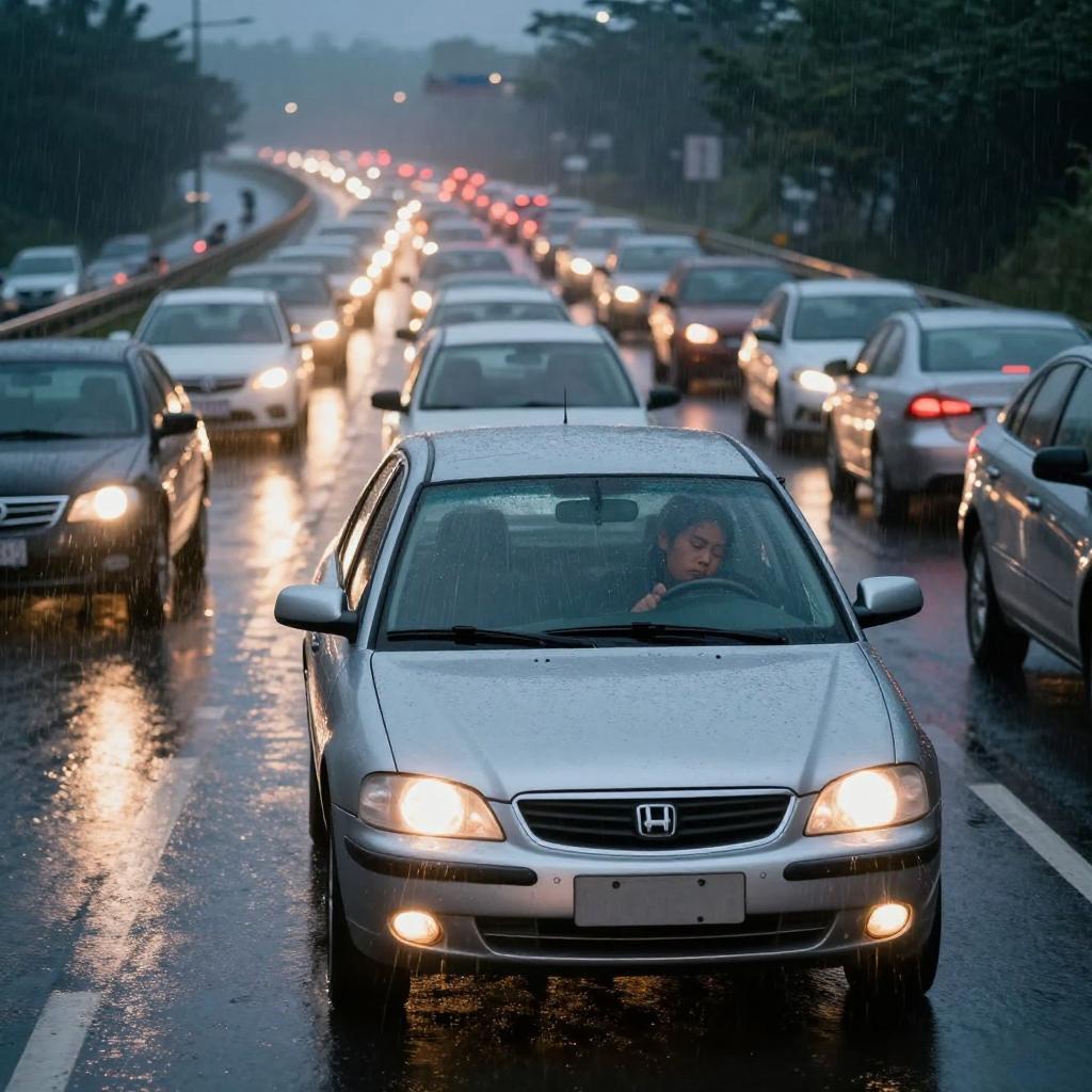 全国高速堵湖南，
春运两头行路难。
东西南北穿省过，
高速龟步不胜烦。

千军万