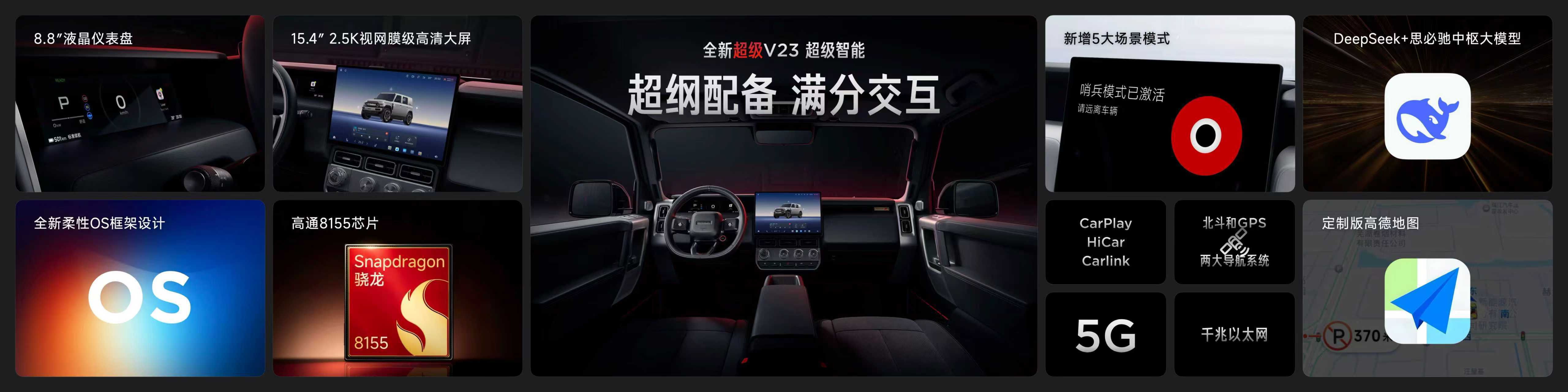 全新超级V23里外大换代，体验再升级！智能、舒适、安全全面“超纲”8155芯片、