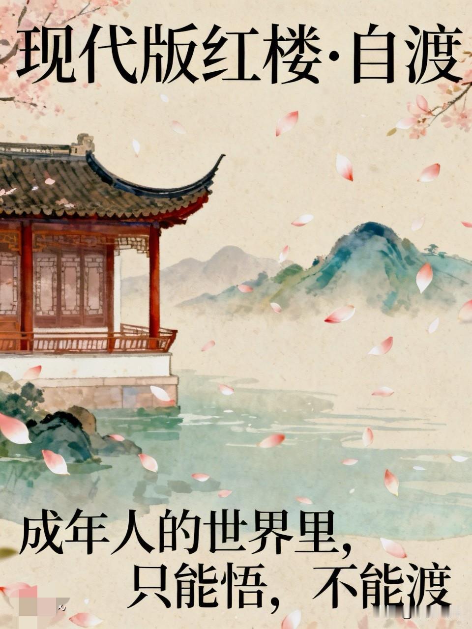 现代版红楼 · 自渡｜成年人的世界里，只能悟，不能渡

陋室空堂，当年笏满床；衰