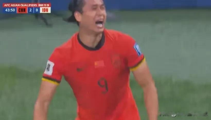 国足2:0，张玉宁进球了！