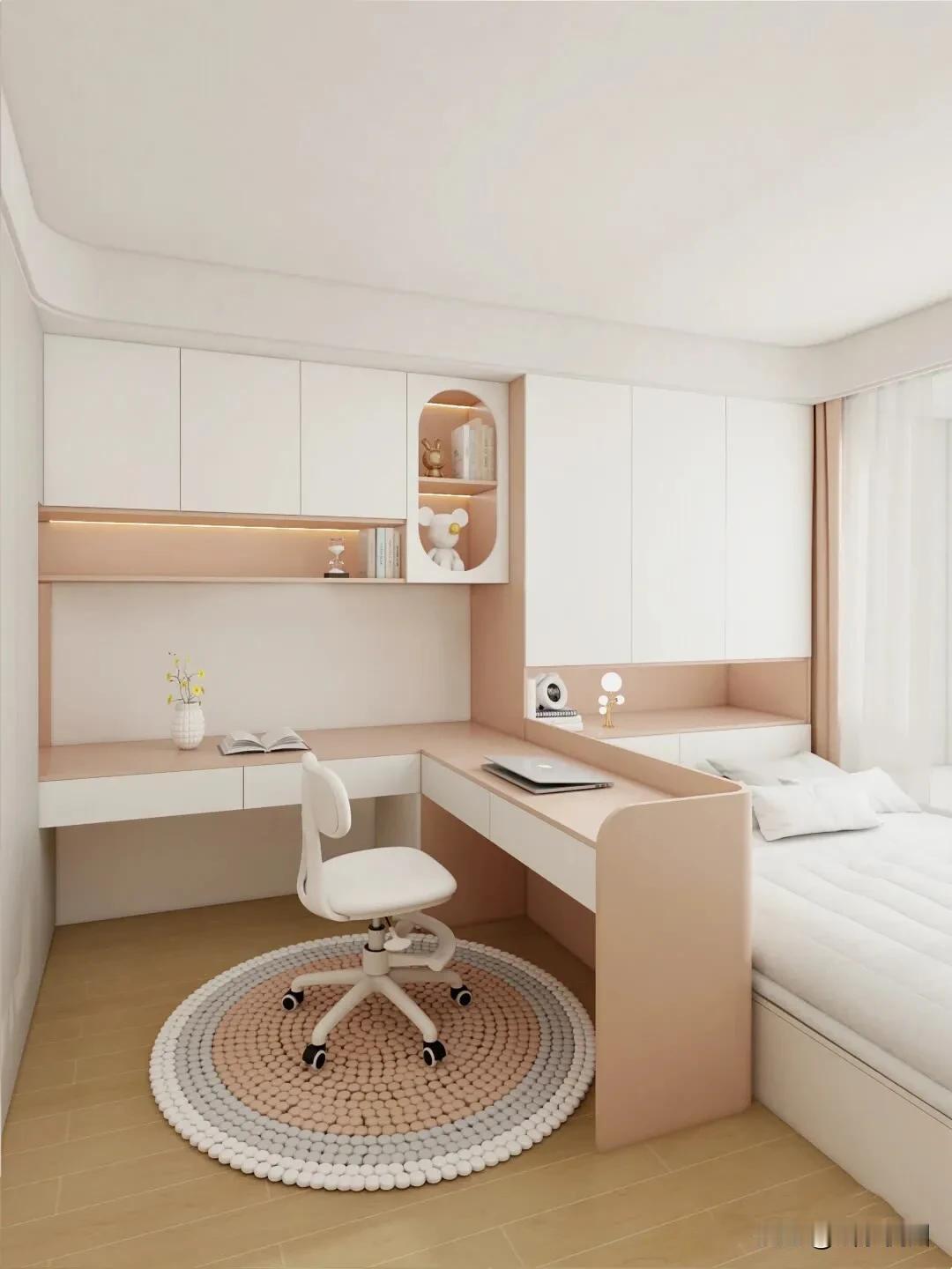 这么漂亮的儿童房，我还是第一次见呢！以后我要是买房子，我也要照这样装修，不仅实惠