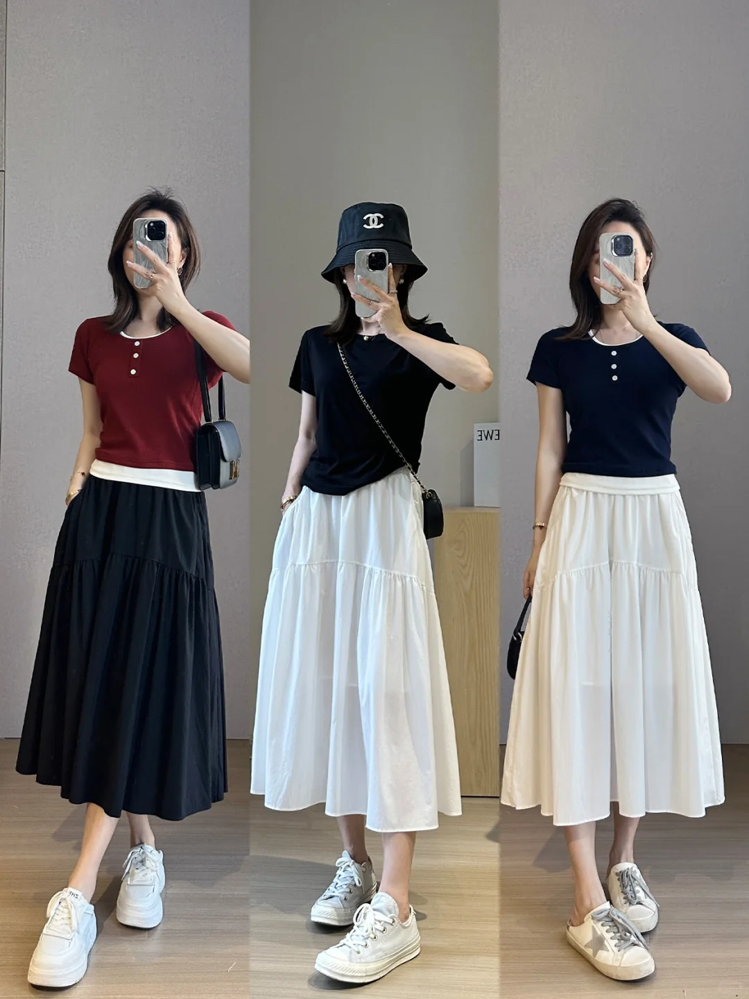 超好穿！小白裙~36°C+，这条凉快又舒服！