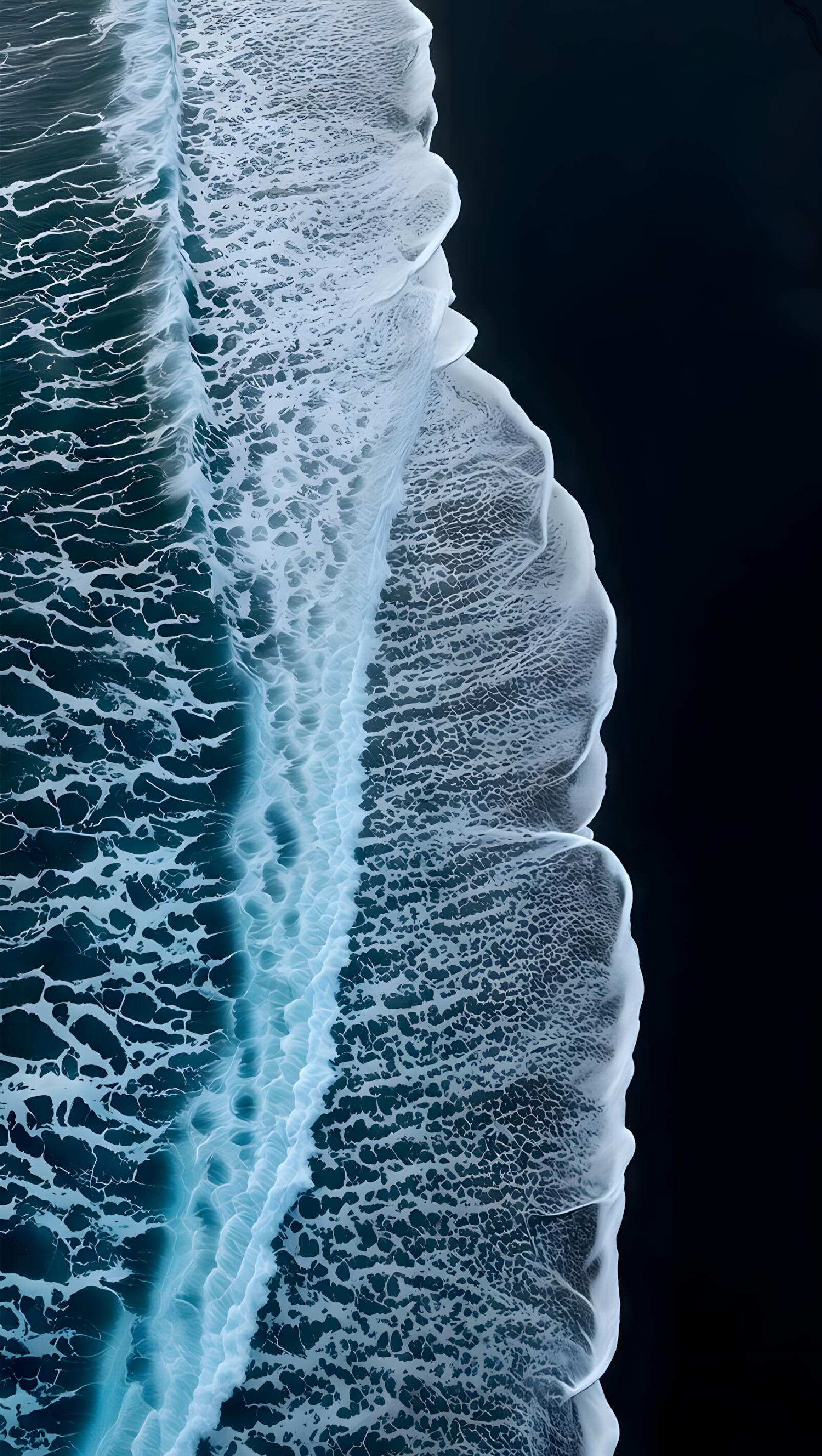 高级感拉满 波浪，美到失语在沉默中积蓄力量， 