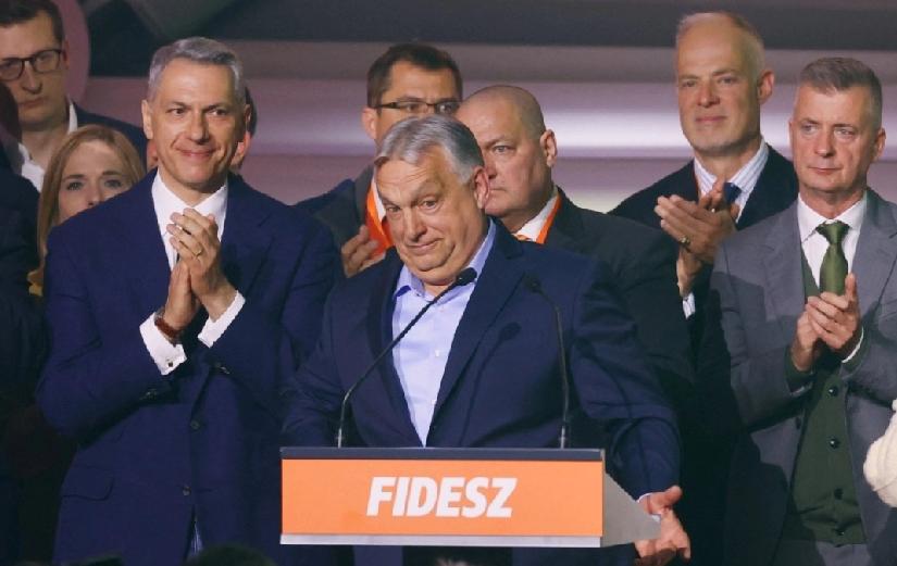 匈牙利国会选举结果显示，反对派中间偏右、亲欧盟的「蒂萨党」（Tisza）取得压倒