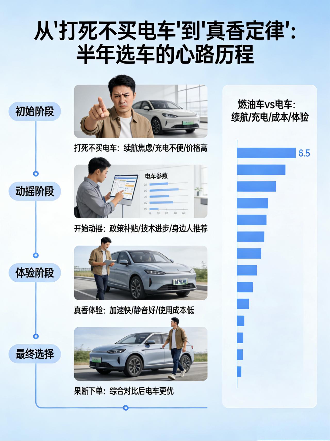 从“打死不买电车”到“真香定律”，我这半年选车的心路历程
我那不值钱的执念
作为