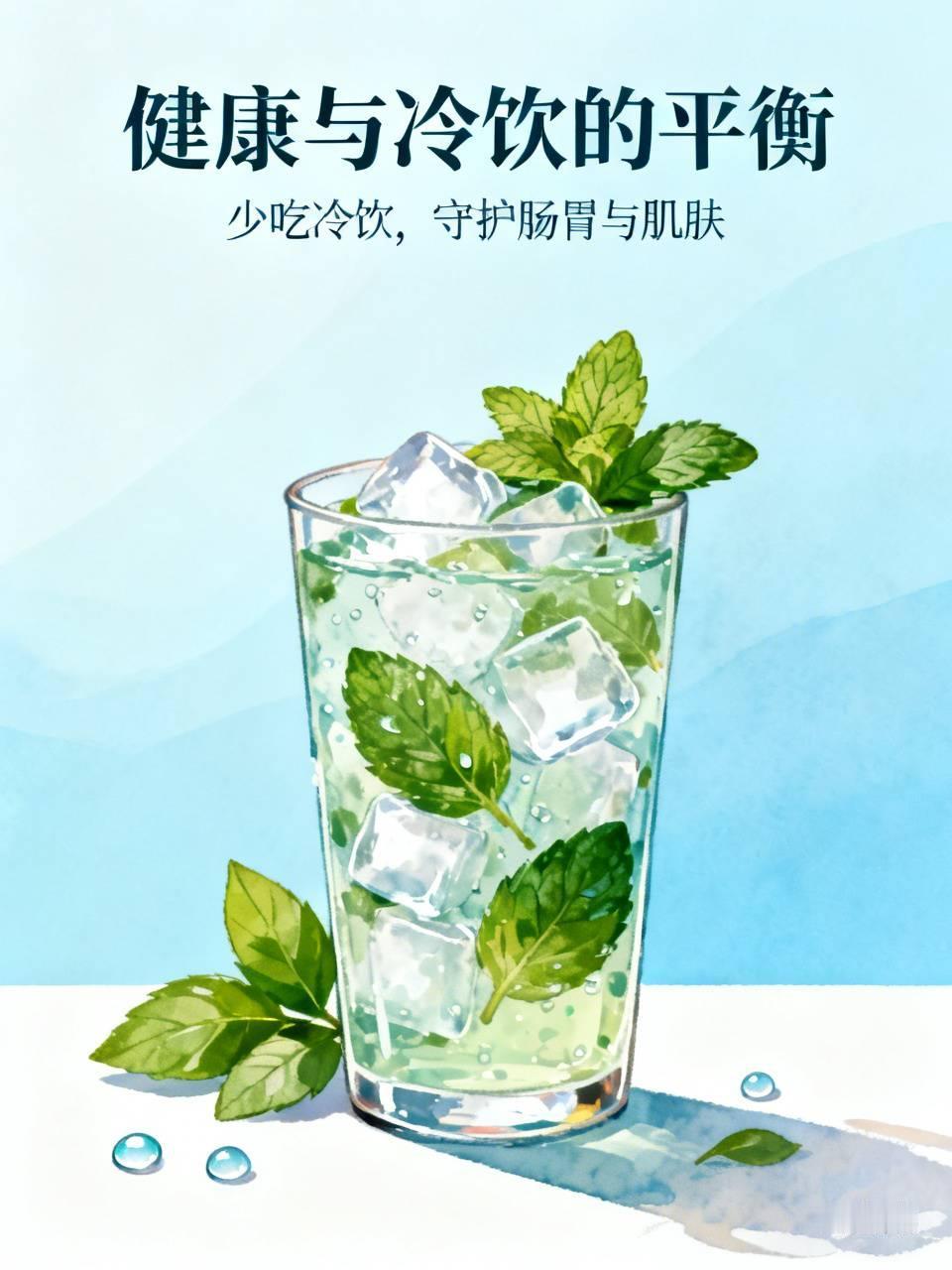 后来我去看医生，医生说这就是冷饮吃多了导致的，既刺激肠胃，又影响内分泌。从那以后