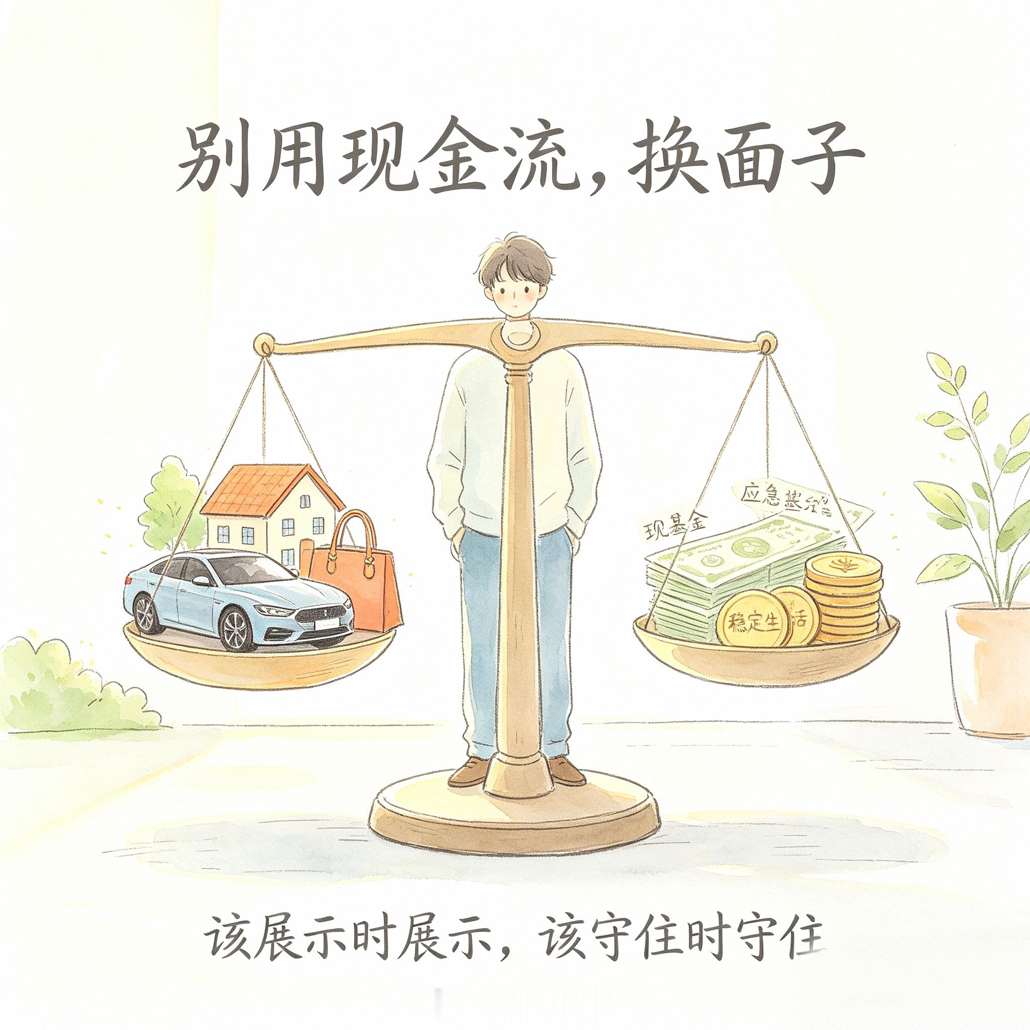 钱的作用，是容错空间 留足现金，才有应对变化的底气 ​​​