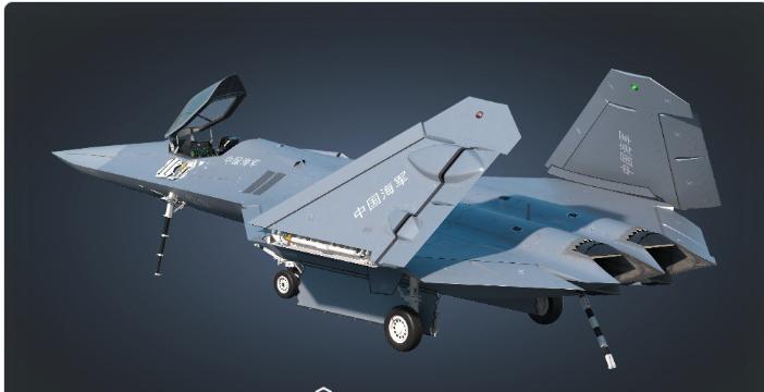 中国第六代战斗机歼-50的原型机，其海军型设计用于在航空母舰上作战。