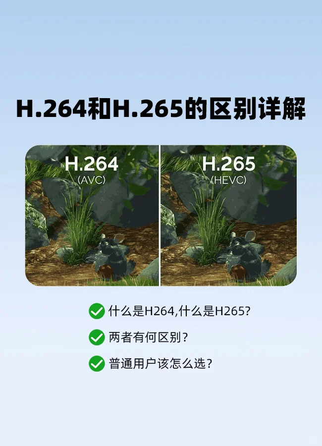 带你读懂H.264、H.265，怎么选？