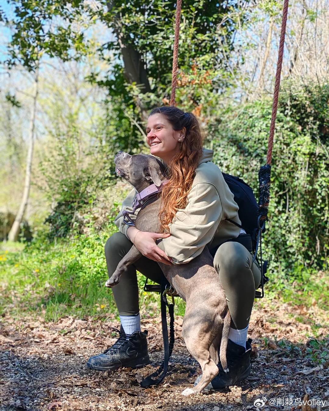 奇里切拉和她的宝贝共度周末时光。女排 意大利女排联赛