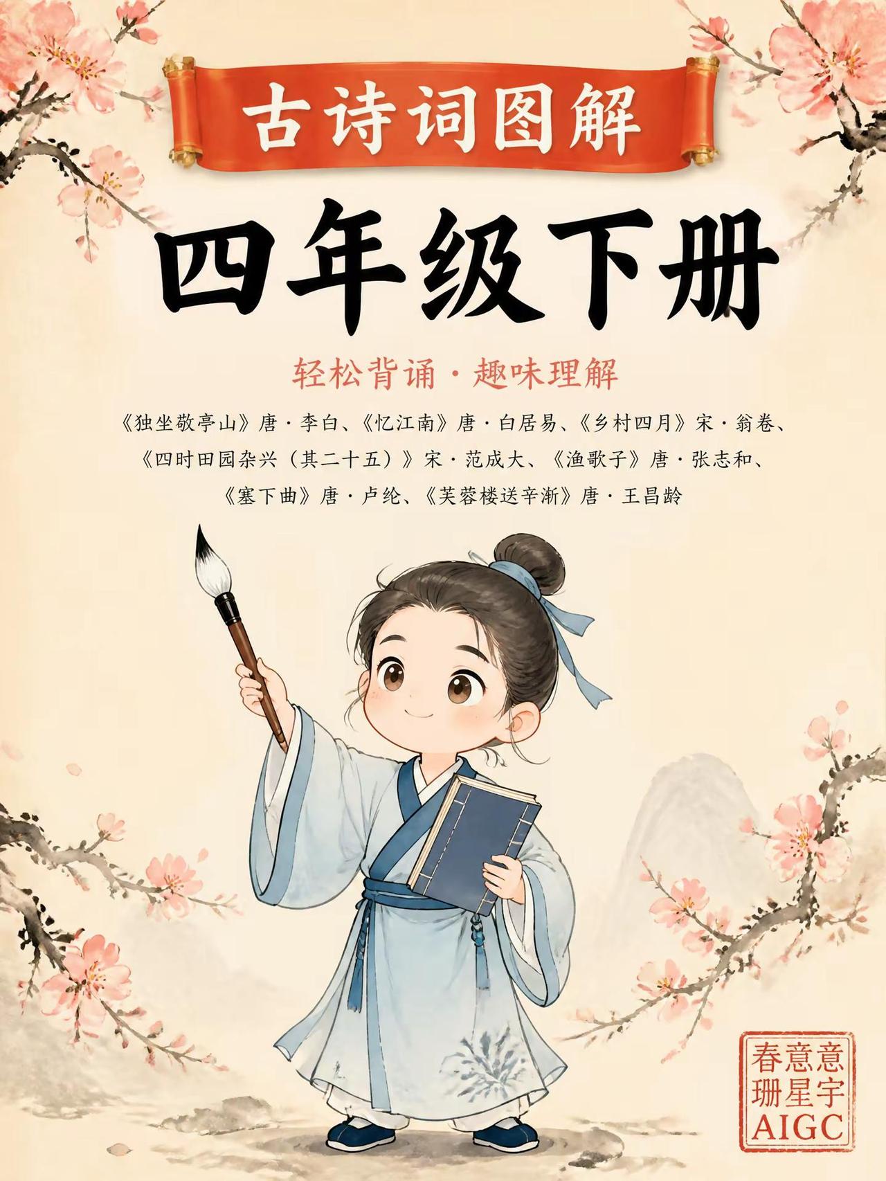 千万别死记硬背！古诗画面记忆法绝了🔥。家人们，孩子背古诗还在死记硬背？试试这个