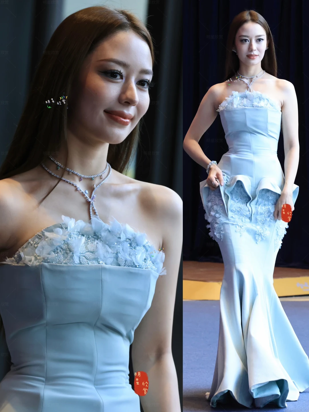 清新曼妙的吉娜，人鱼公主来的