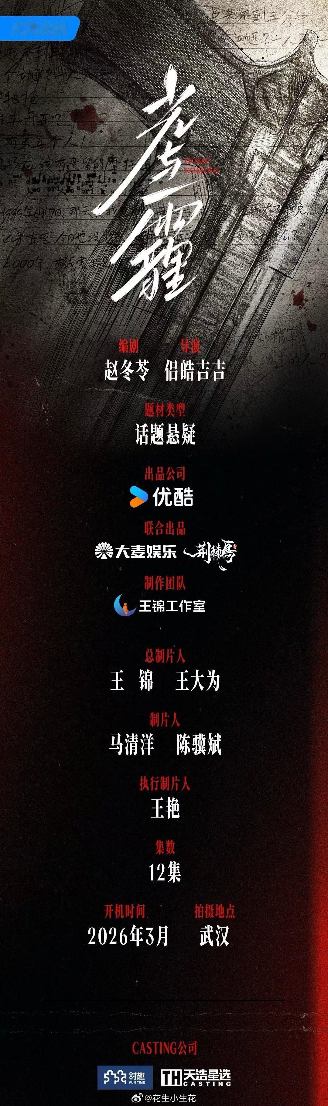 现在不光演员要转型导演也要转型12集悬疑剧《光与霾》导演：侣皓吉吉《墨雨云间》《