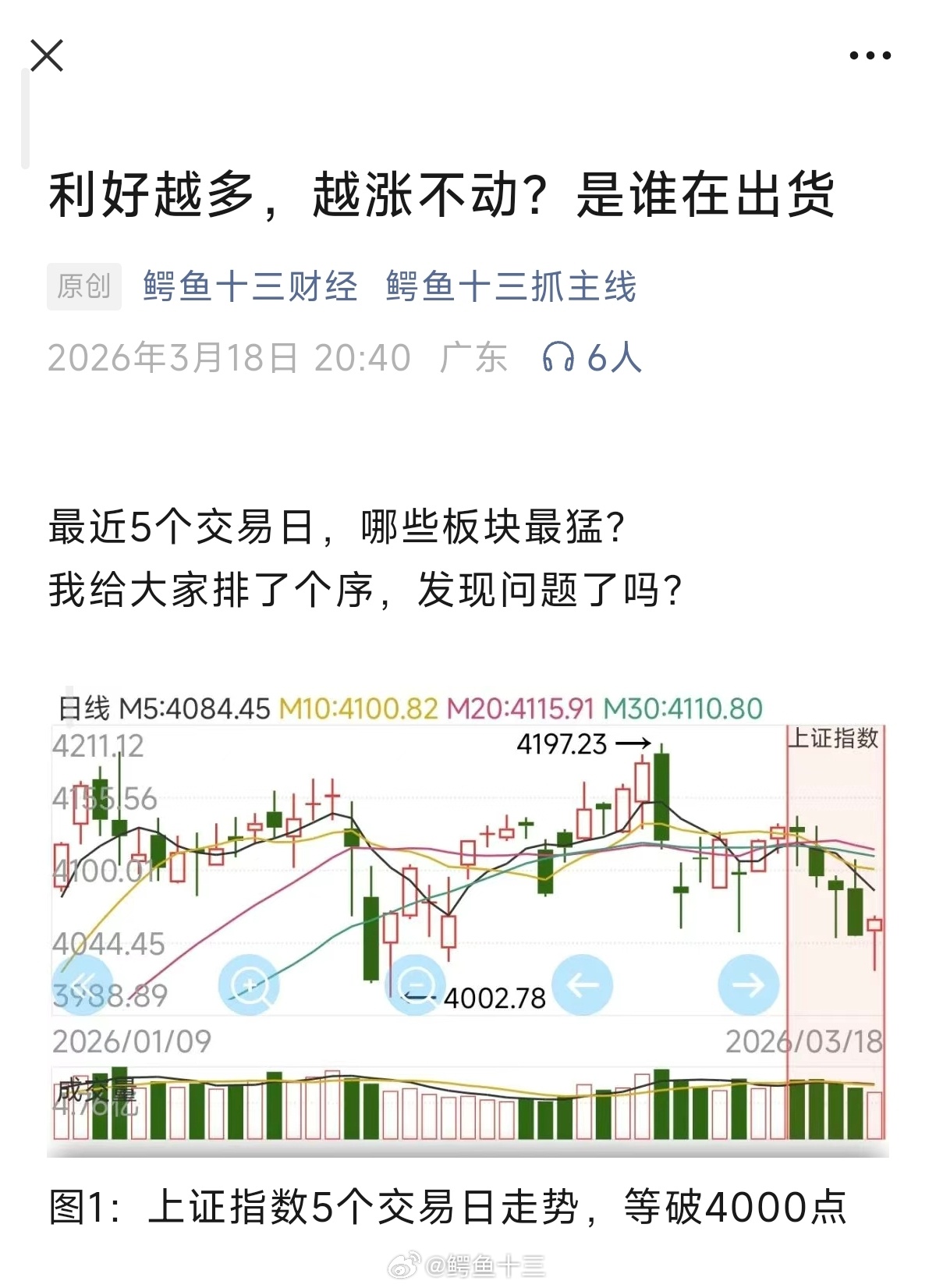 a股金价 最近5个交易日，哪些板块最猛我给大家排了个序，发现问题了吗，点击看全文