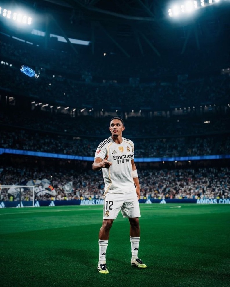 特伦特将缺席皇家马德里约 12 场比赛，其中包括西班牙超级杯。皇马