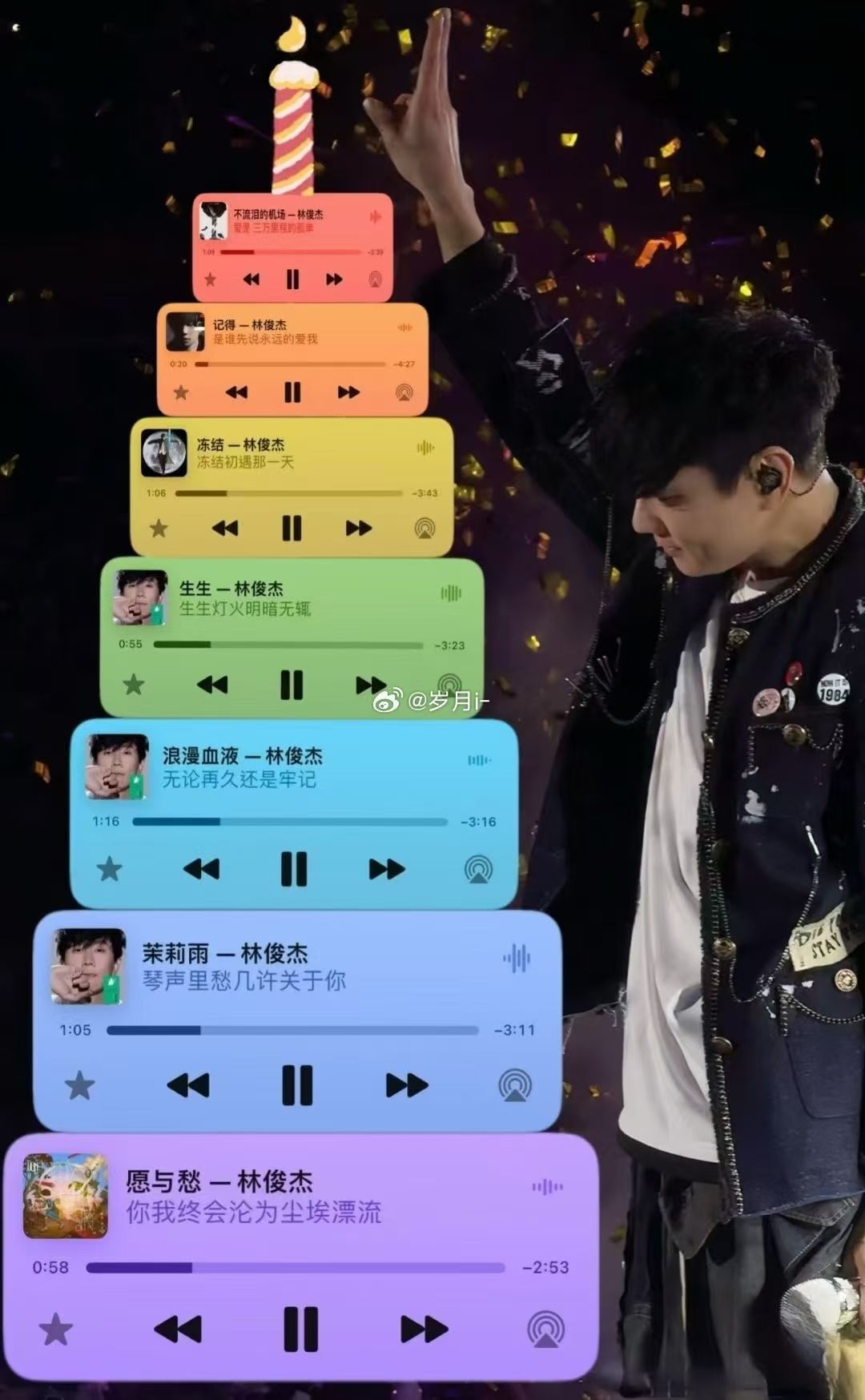 老林、四点五生快。林俊杰林俊杰0327生日快乐