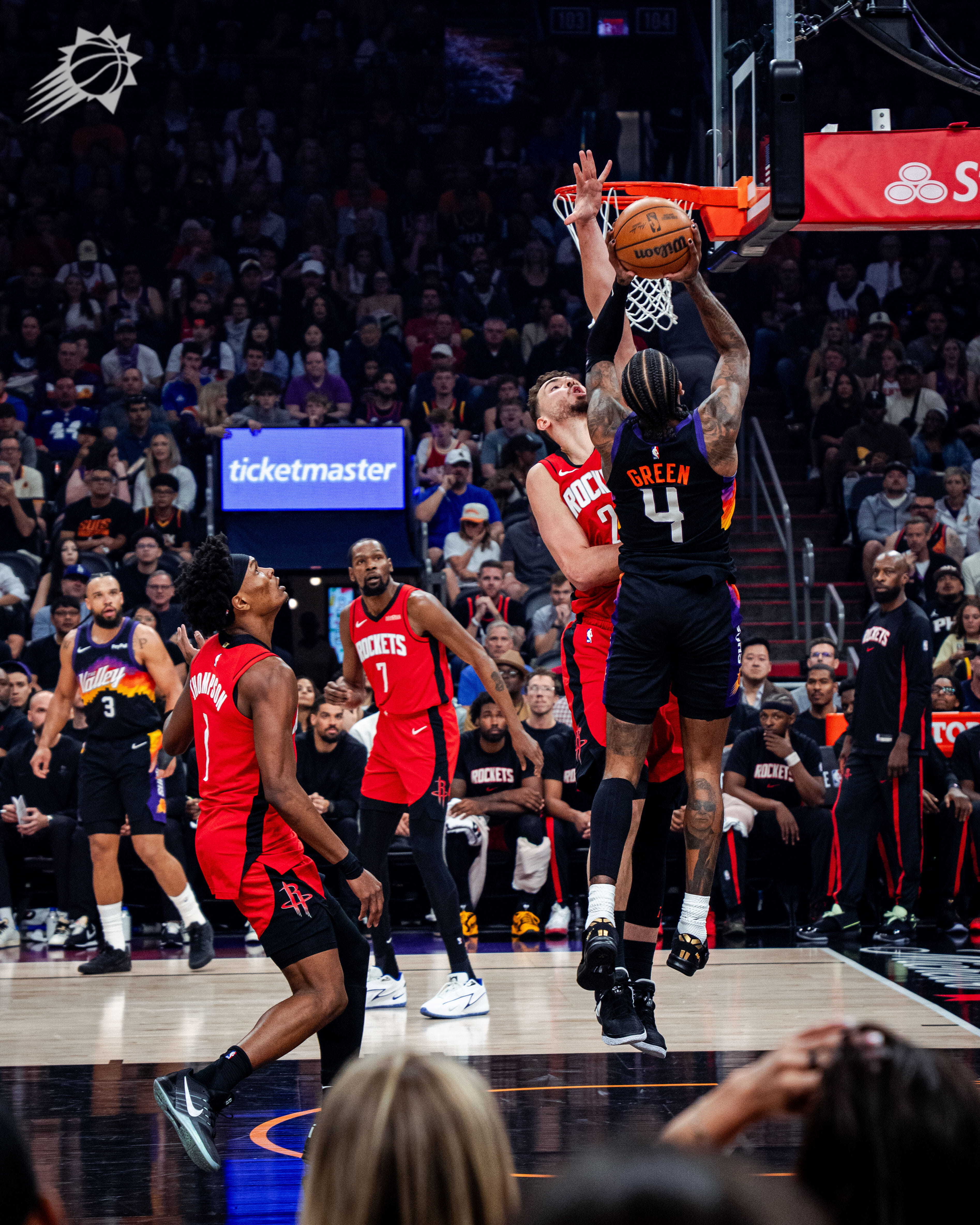 📊格林本场数据：15分3篮板1助攻3盖帽菲尼克斯太阳 ｜旭日东升 ｜火箭vs太