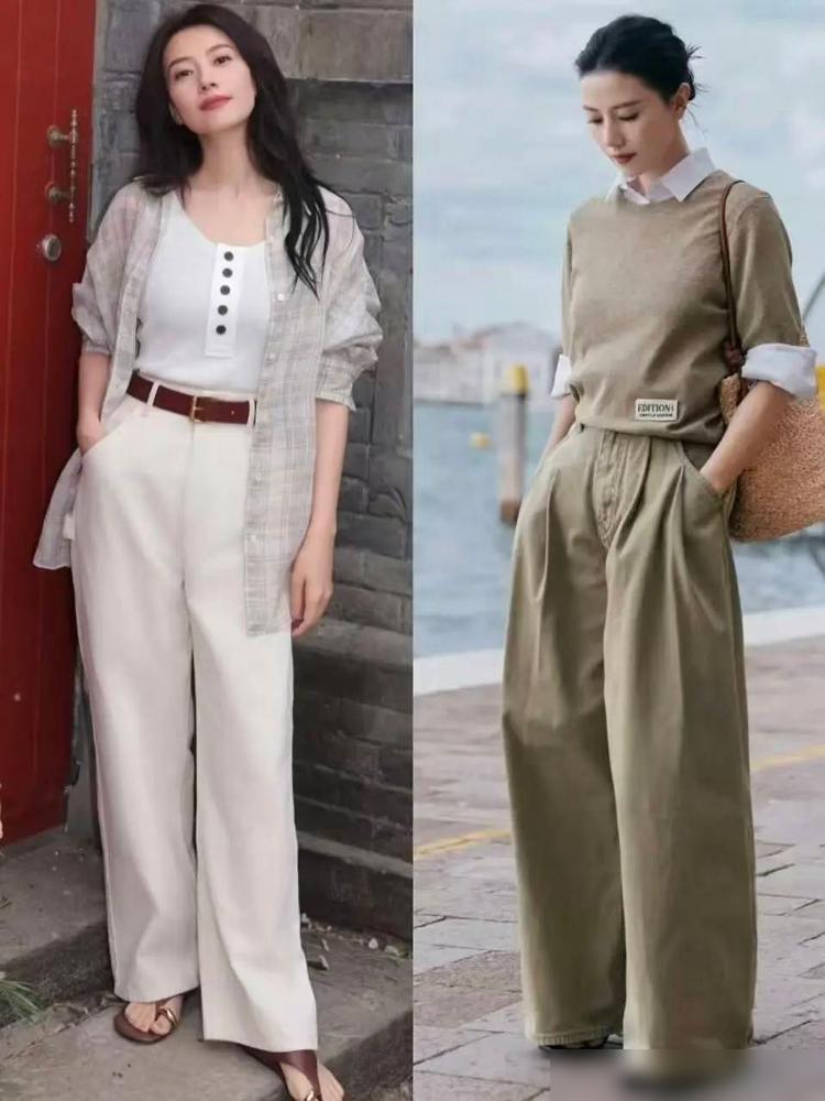 被高圆圆的衬衫穿搭惊艳！这样的打扮方法很适合职场女性，超洋气

👔

衬衫真是