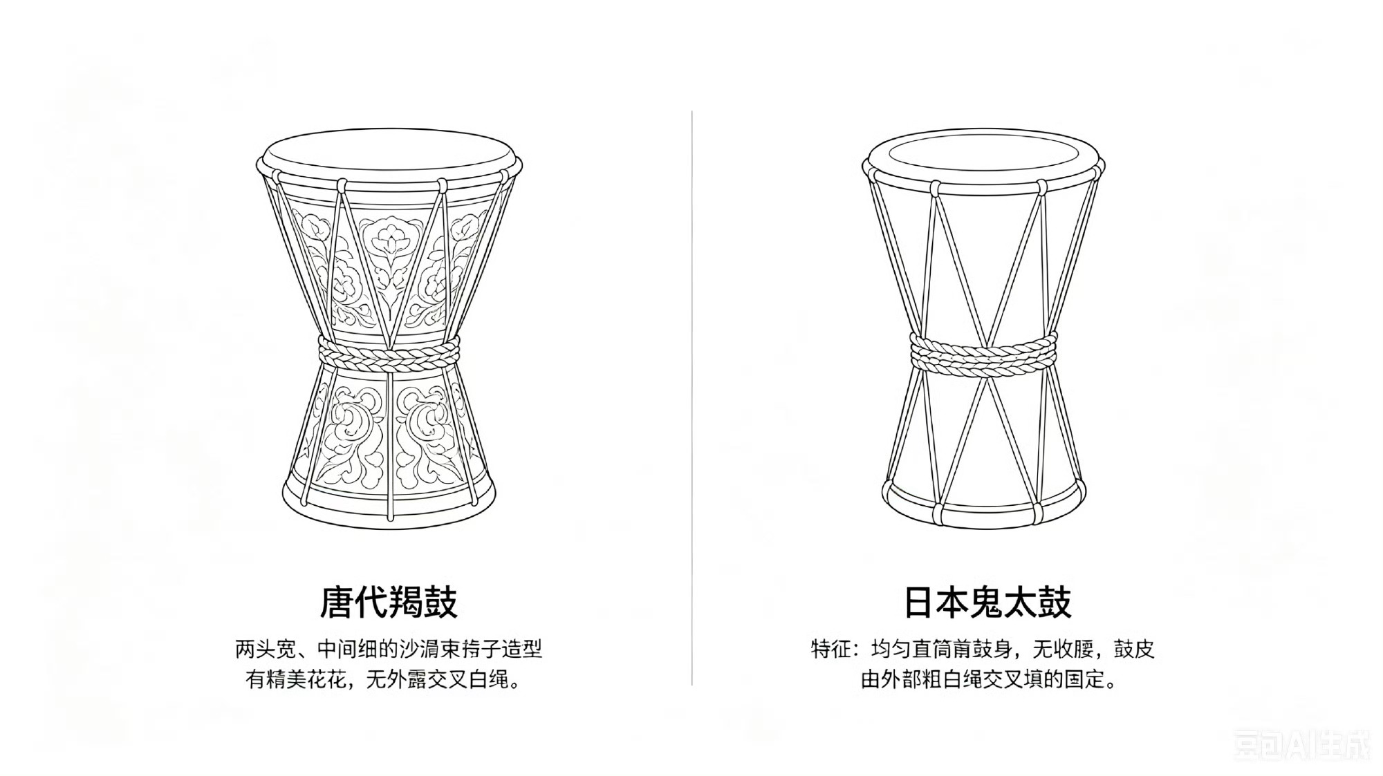 中国大鼓和日本太鼓的区别有一点可以肯定，🇯🇵那边的太鼓，茶道，豆腐，文字全是