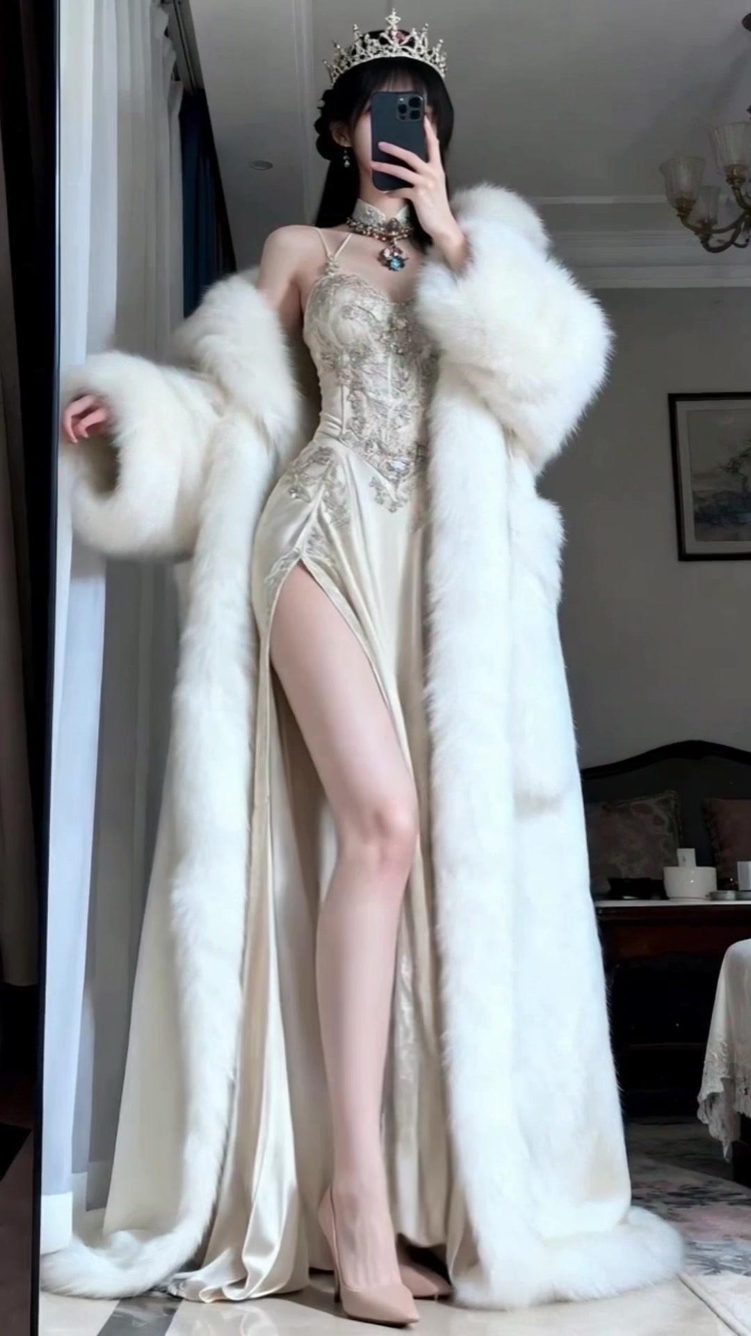 最近天气真的转凉了，早晚出门都能明显感觉到凉意。衣柜里的连衣裙该怎么搭配才能保暖