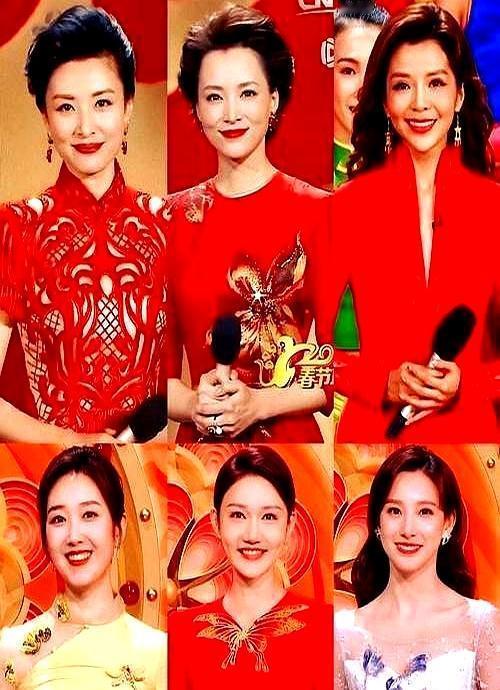 2016年春晚，是央视女主持审美的一道坎。周涛董卿之后，国泰民安脸一夜消失，换上