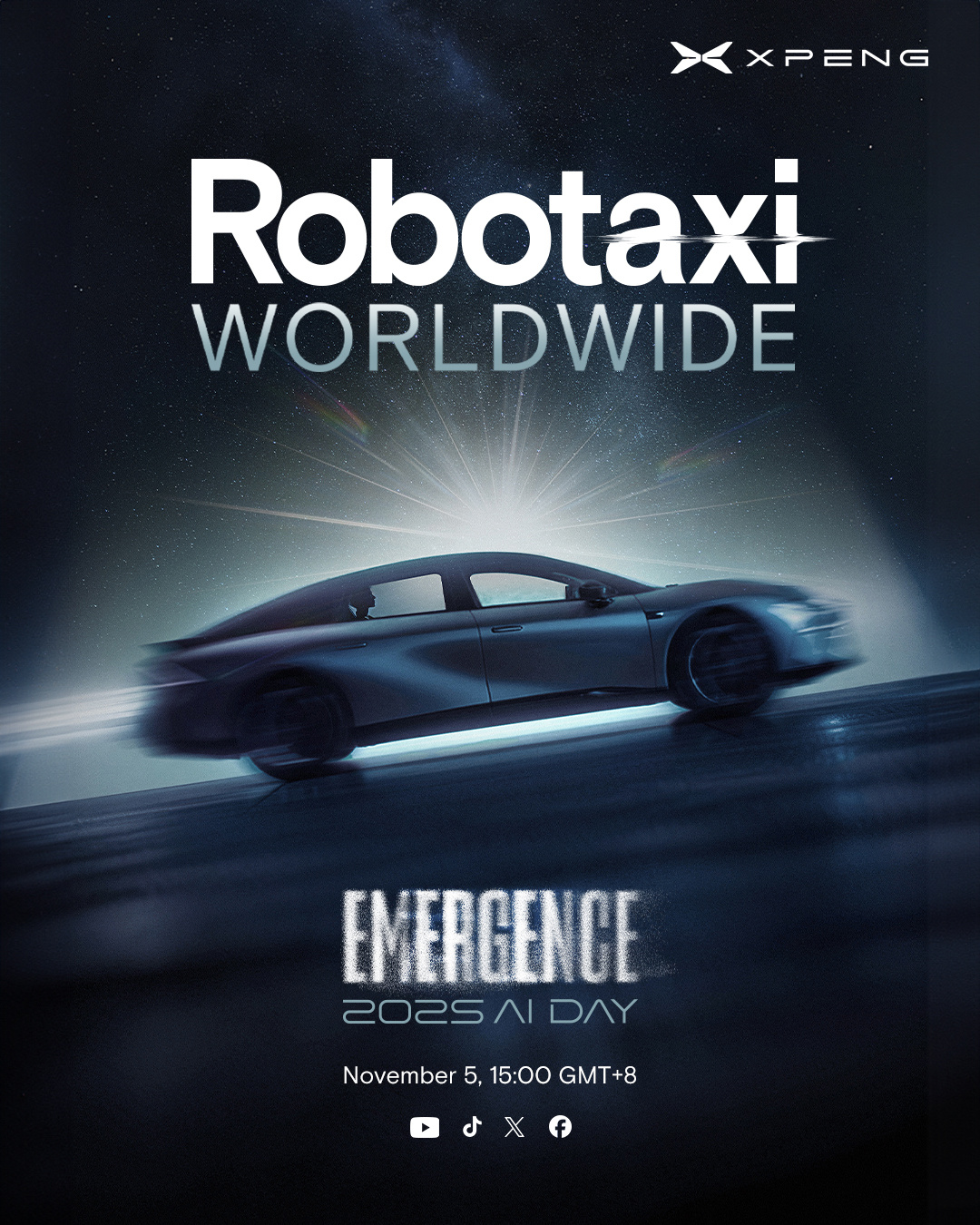 小鹏将推出3款全球化Robotaxi 2026 年小鹏汽车将推出三款 Robot