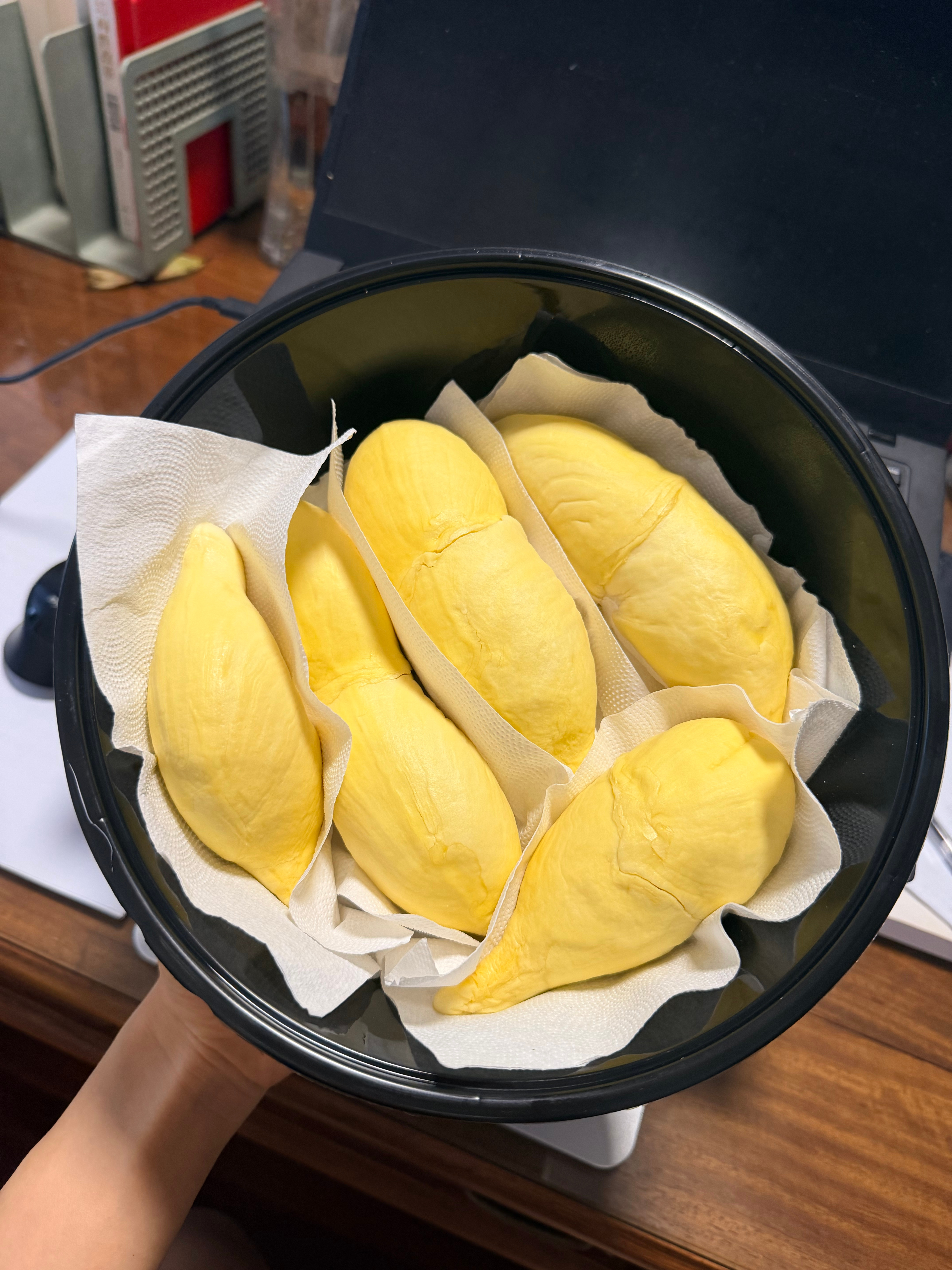 买了个草帽金枕，好吃欸，有花香