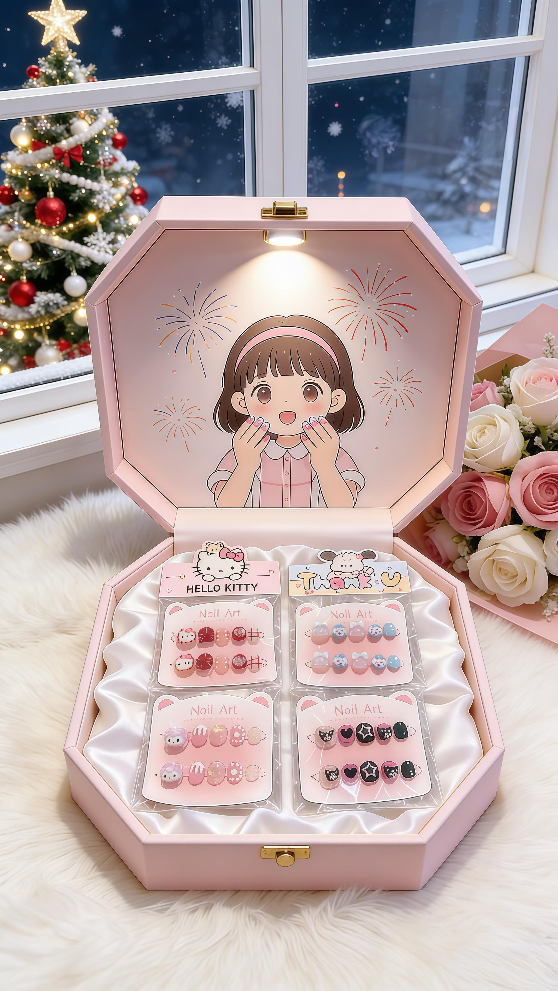 生女儿就是用来打扮的 指甲贴 谁还没个公主梦 女童指甲贴 儿童指甲贴