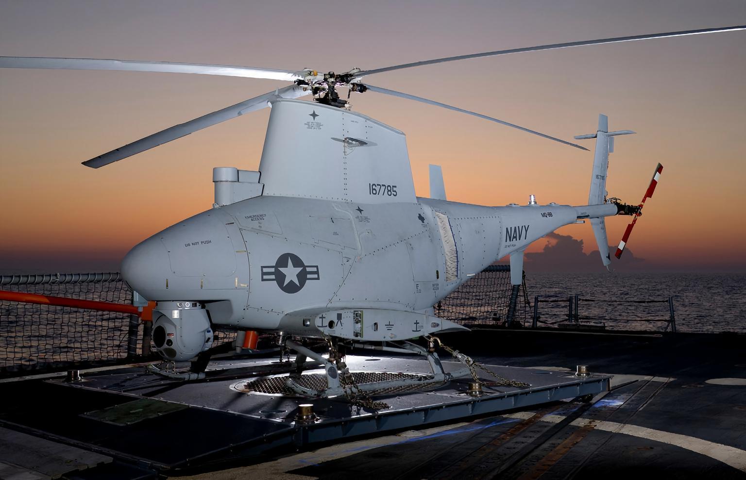 每天认识一件兵器 美国MQ-8“火力侦察兵”无人机MQ-8是诺斯洛普·格鲁曼公司