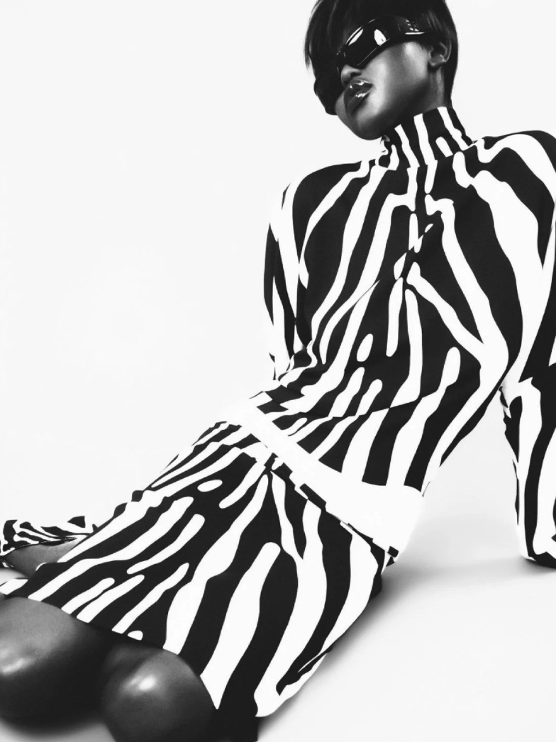 Adut Akech in New Shapes for Sunday Time