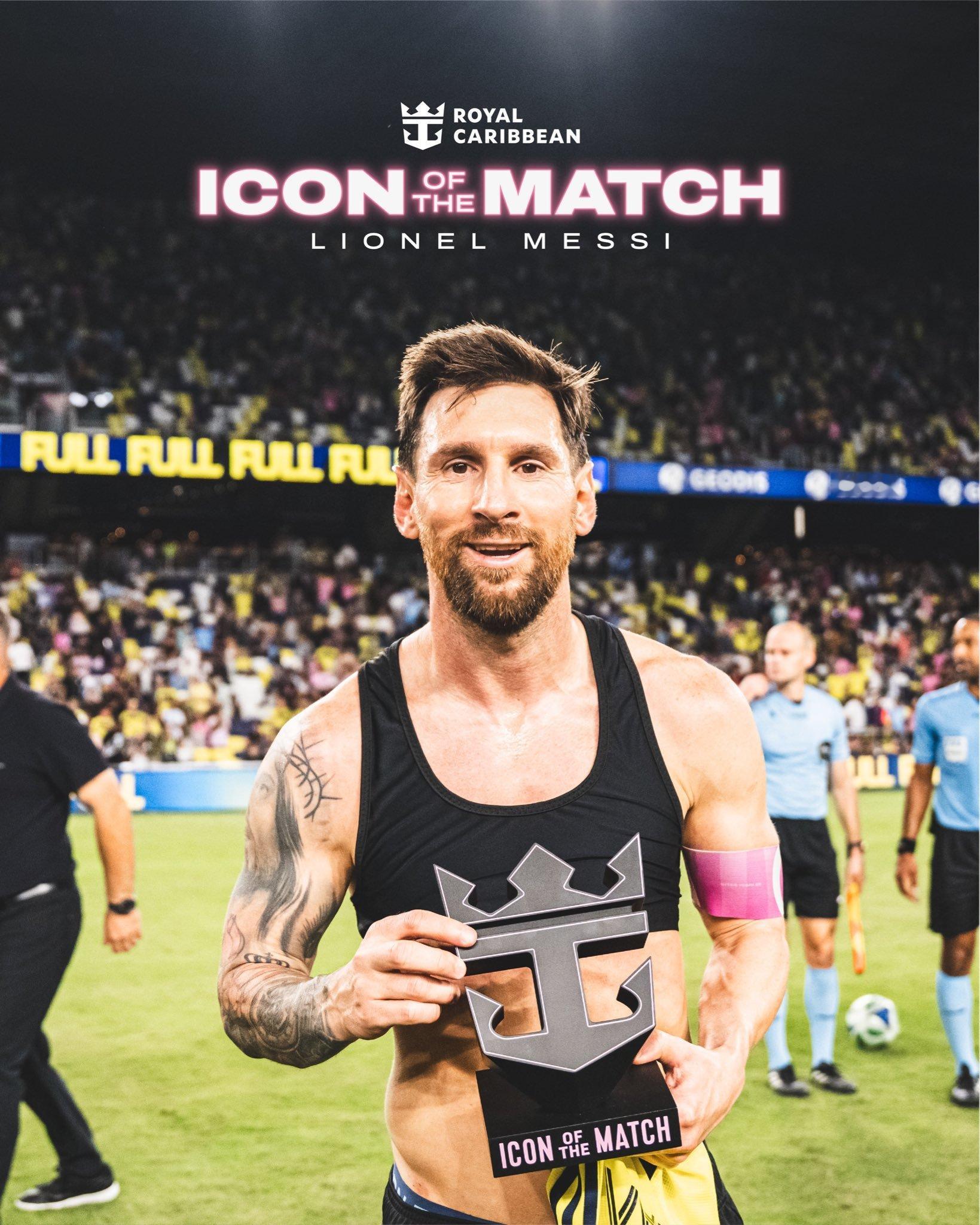 IconOfTheMatch Lionel Messi🪄🏆展现的魔力梅西[超