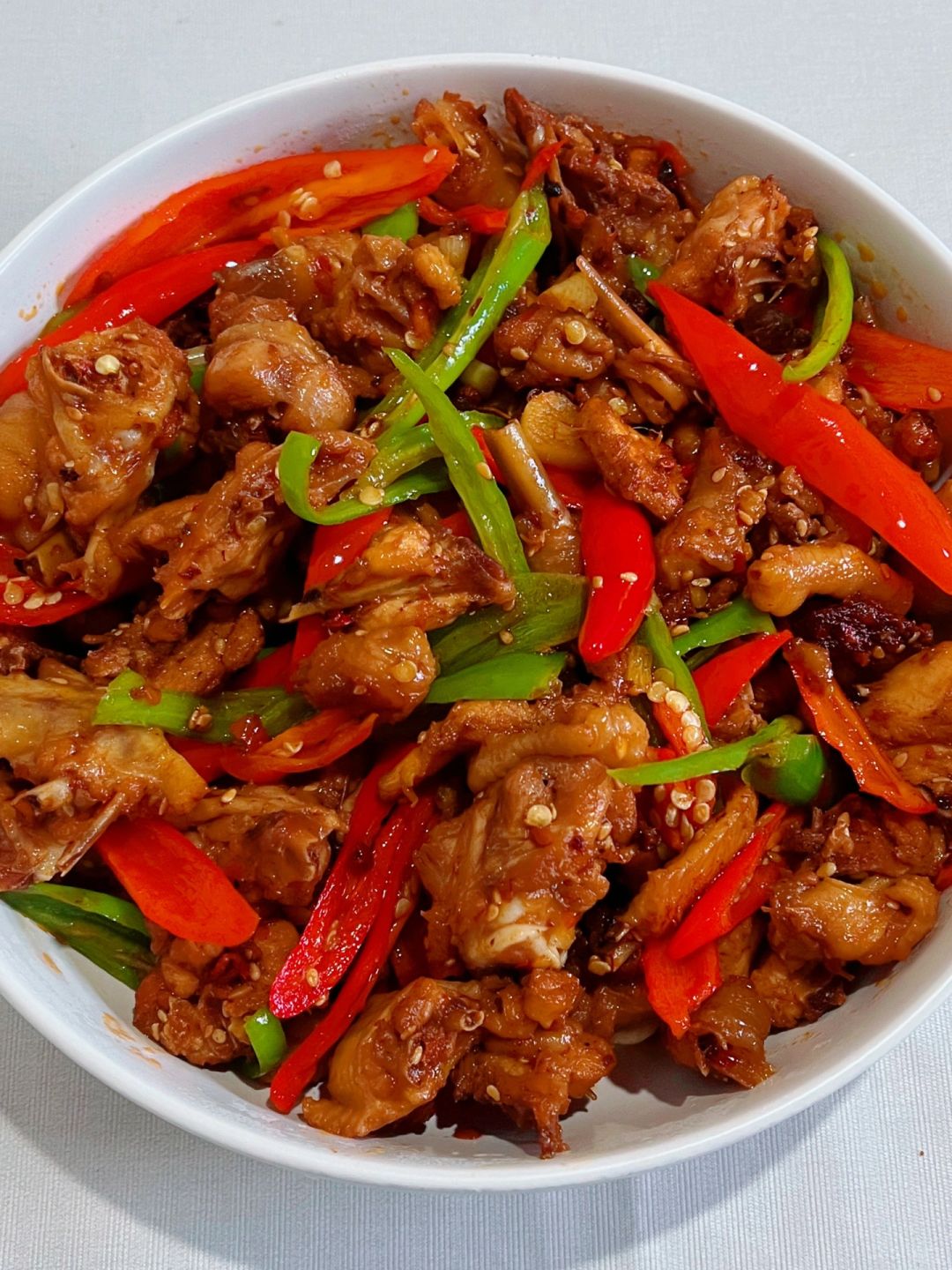 今天吃什么？巨巨巨巨巨香的双椒小煎鸡🤤~